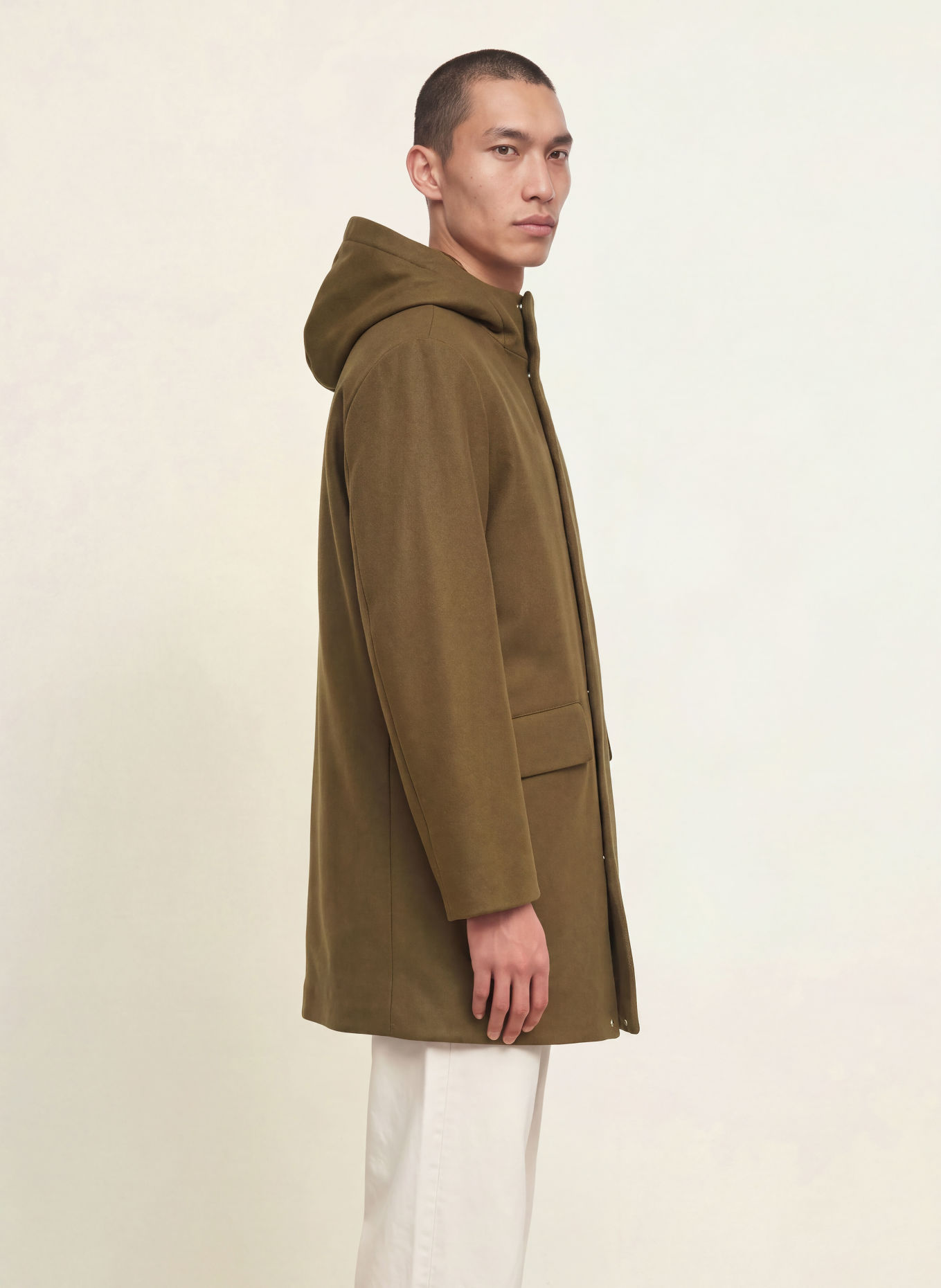 SANDRO Wollmantel: KHAKI