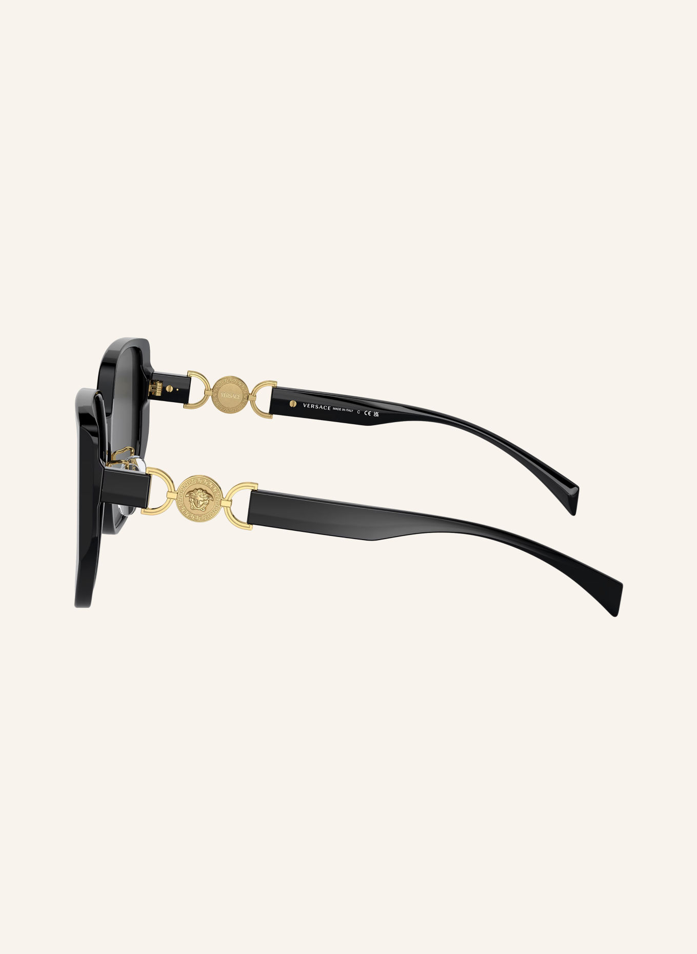 VERSACE Sonnenbrille VE4449D: SCHWARZ/ DUNKELGRAU
