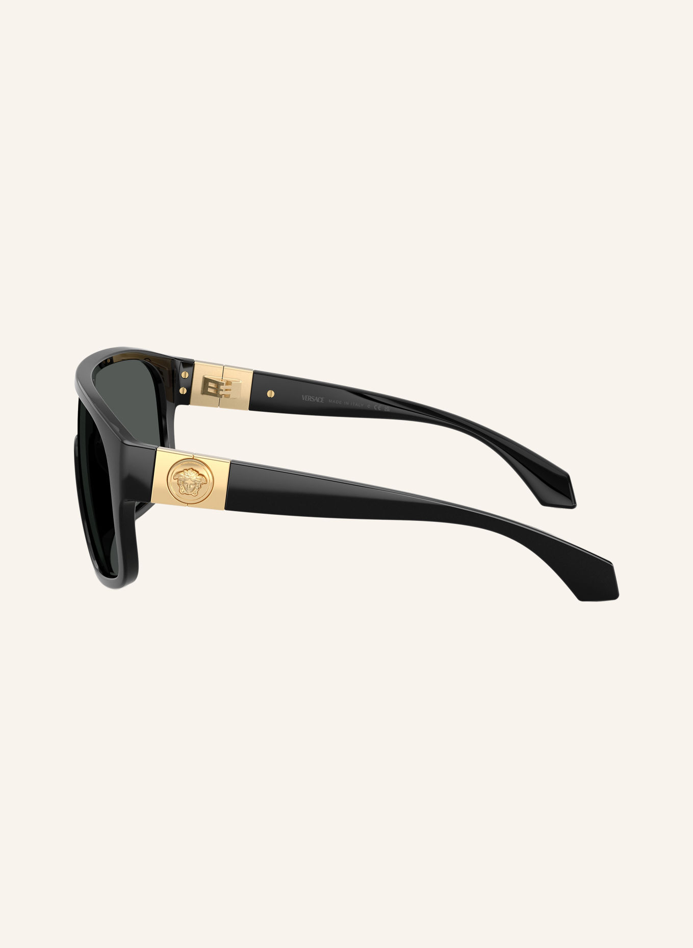 VERSACE Zonnebril VE4526U: ZWART/ DONKERGRIJS