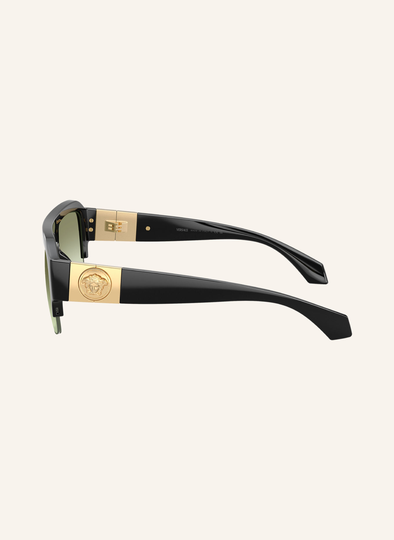 VERSACE Sluneční brýle VE4525U: ČERNÁ/ZELENÁ GRADIACE