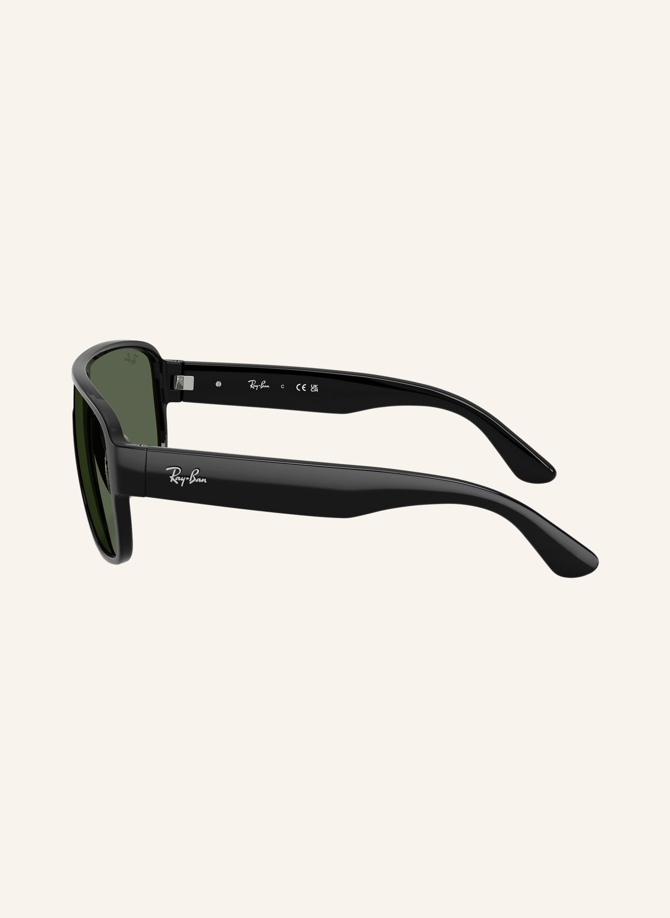 Ray-Ban RB2229 Sunglasses: BLACK/DARK GREEN