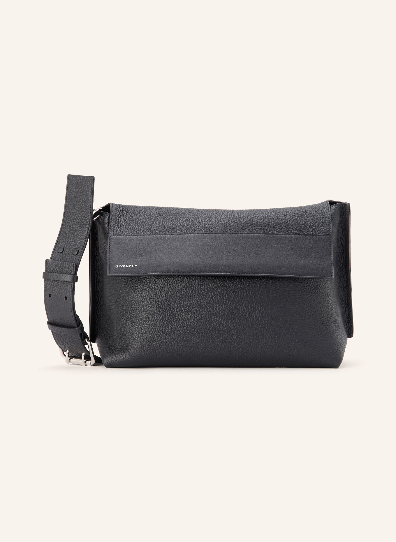 GIVENCHY Crossbody bag: BLACK / SILVER