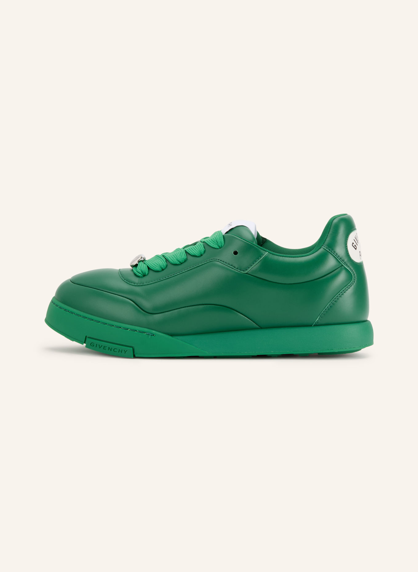 GIVENCHY PUFFY YARD Sneakers: GREEN / CREAM