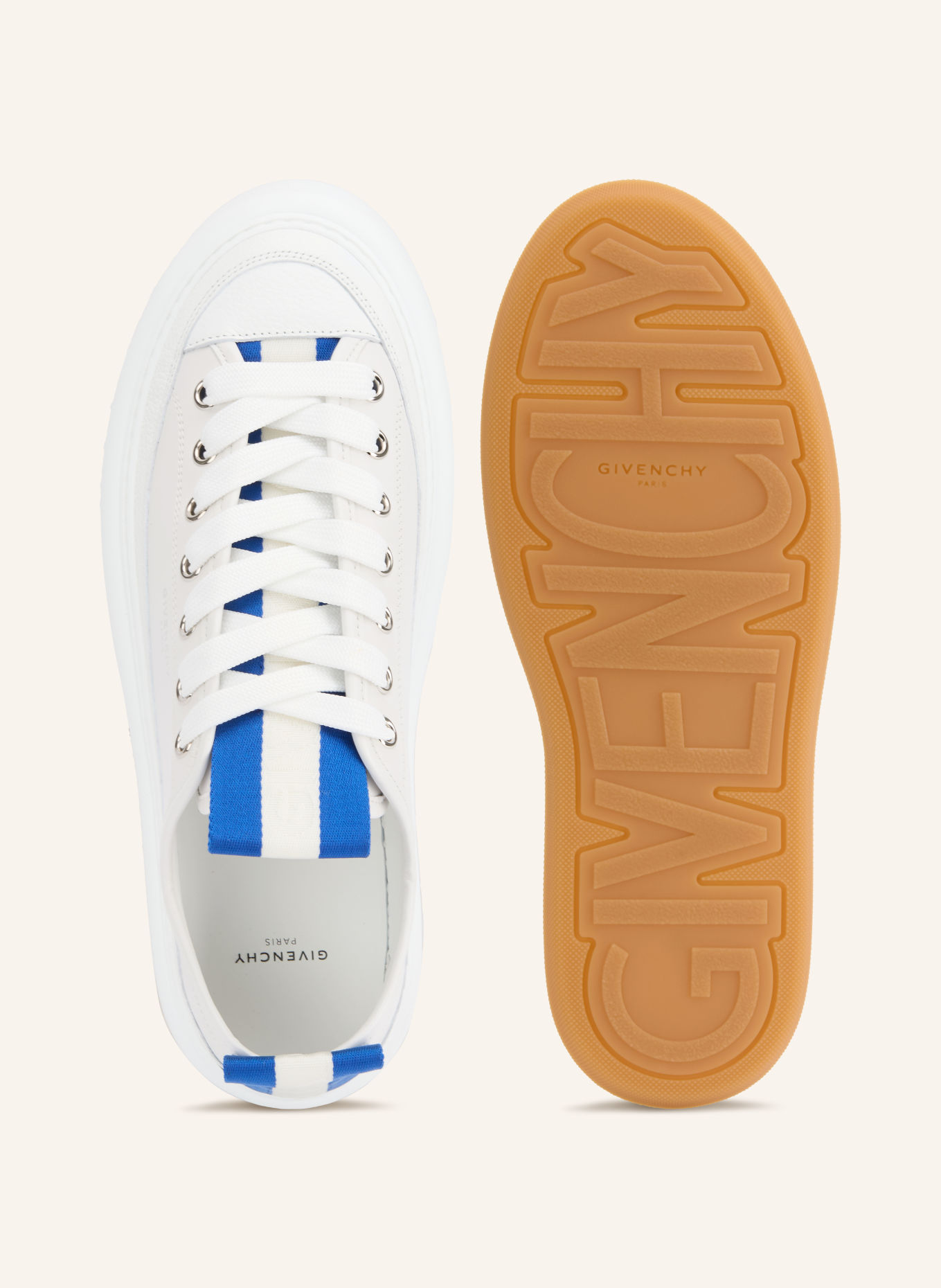 GIVENCHY Adidași: ALB / ALBASTRU