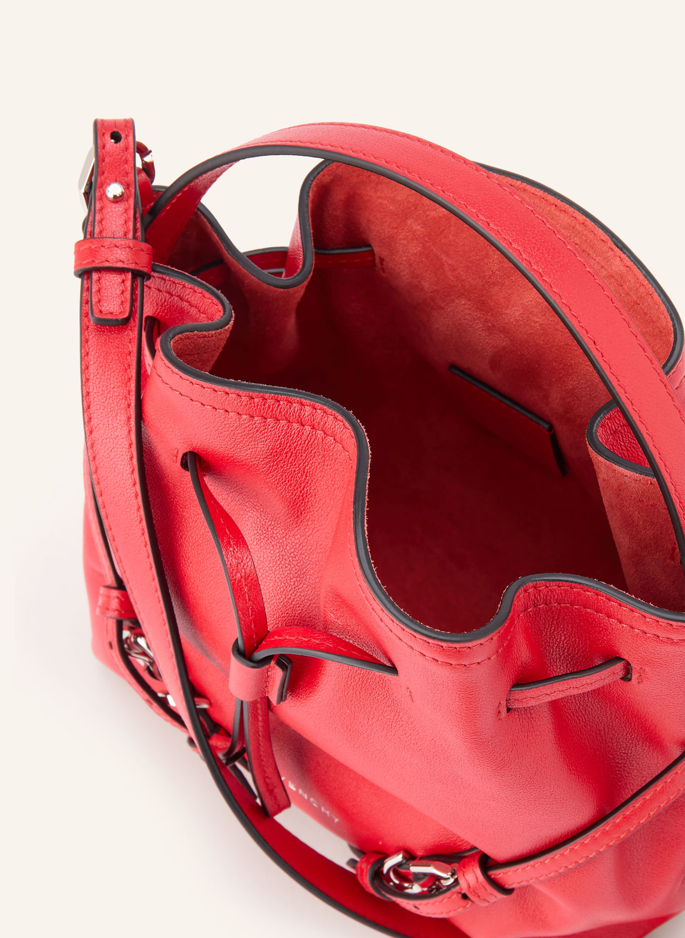 GIVENCHY Skuldertaske VOYOU: RØD / SØLV