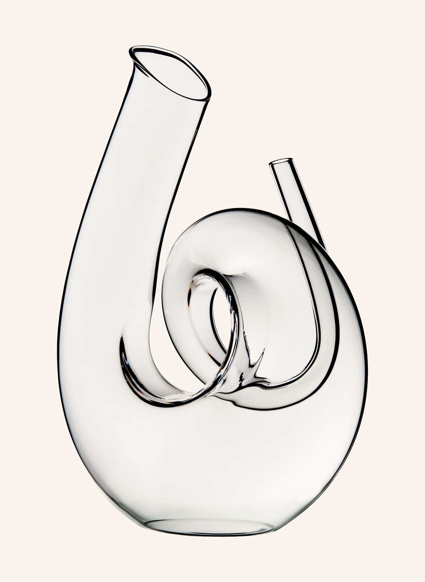 RIEDEL CURLY Decanter: WHITE