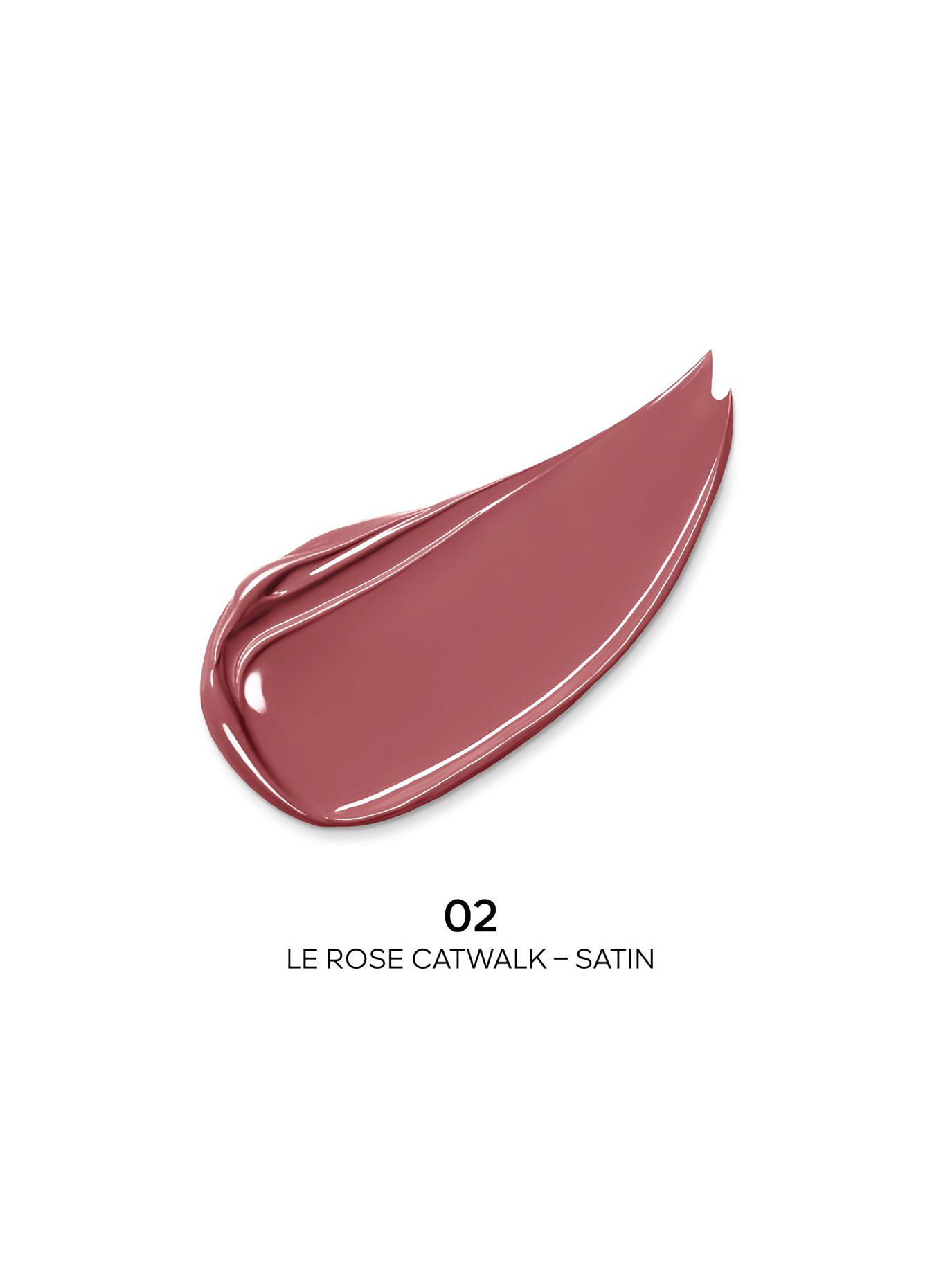 GUERLAIN ROUGE G SATIN REFILL: 02 LE ROSE CATWALK – SATIN