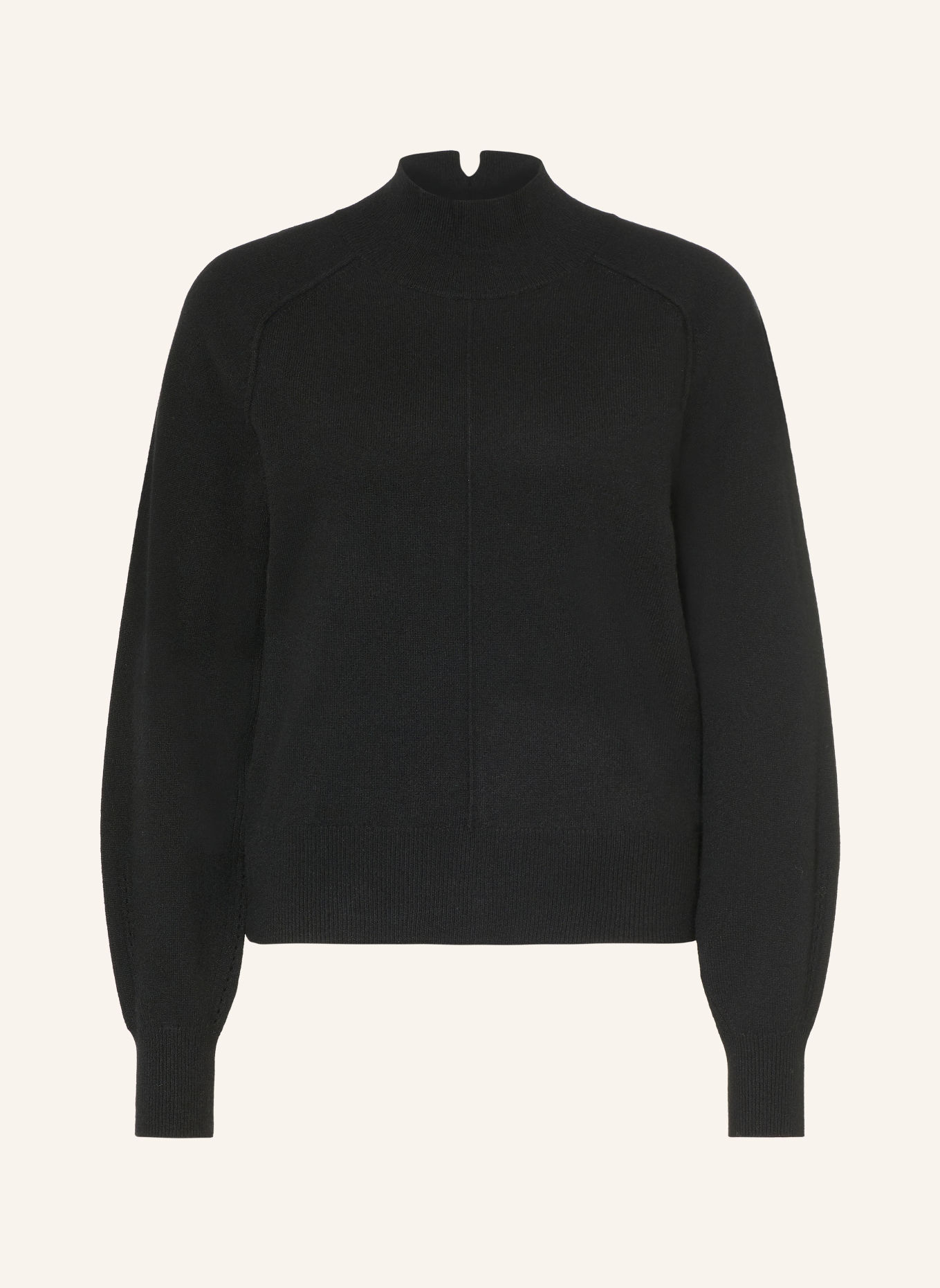 ALLSAINTS FEDI-trui met kasjmier: ZWART
