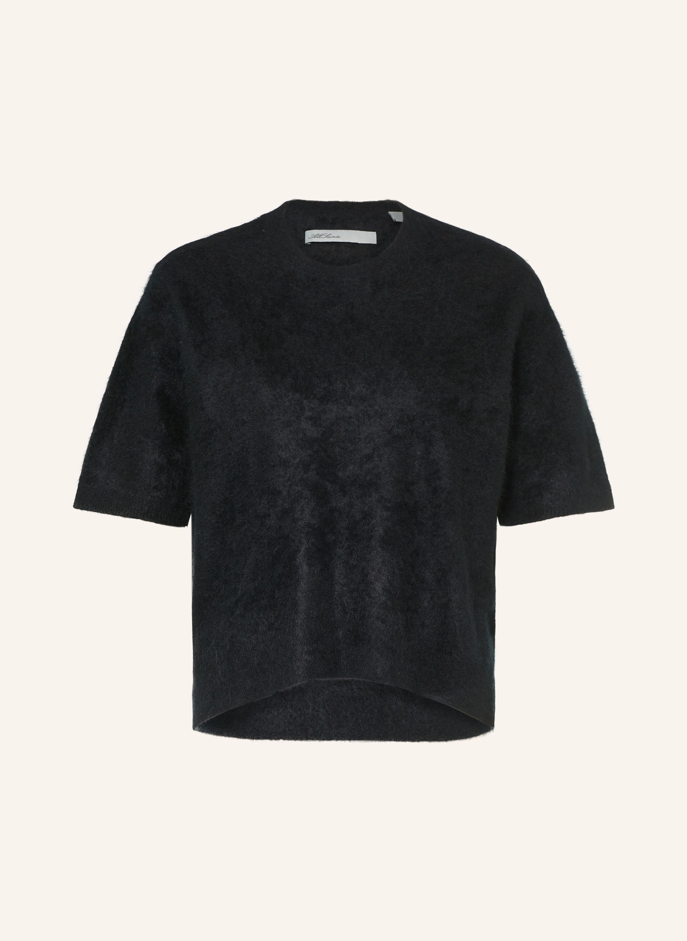ALLSAINTS Strickshirt ADA aus Cashmere: SCHWARZ