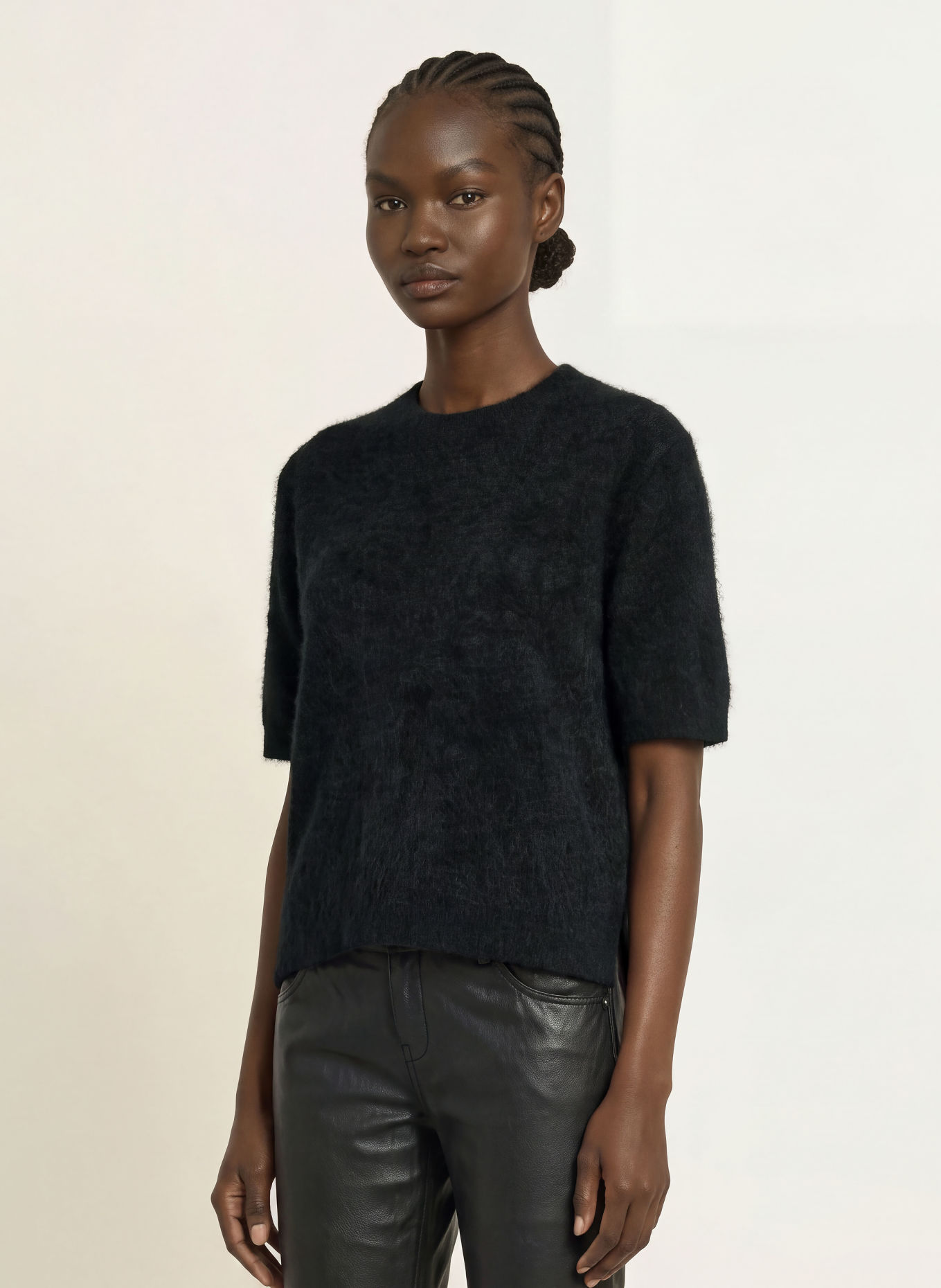 ALLSAINTS Strickshirt ADA aus Cashmere: SCHWARZ