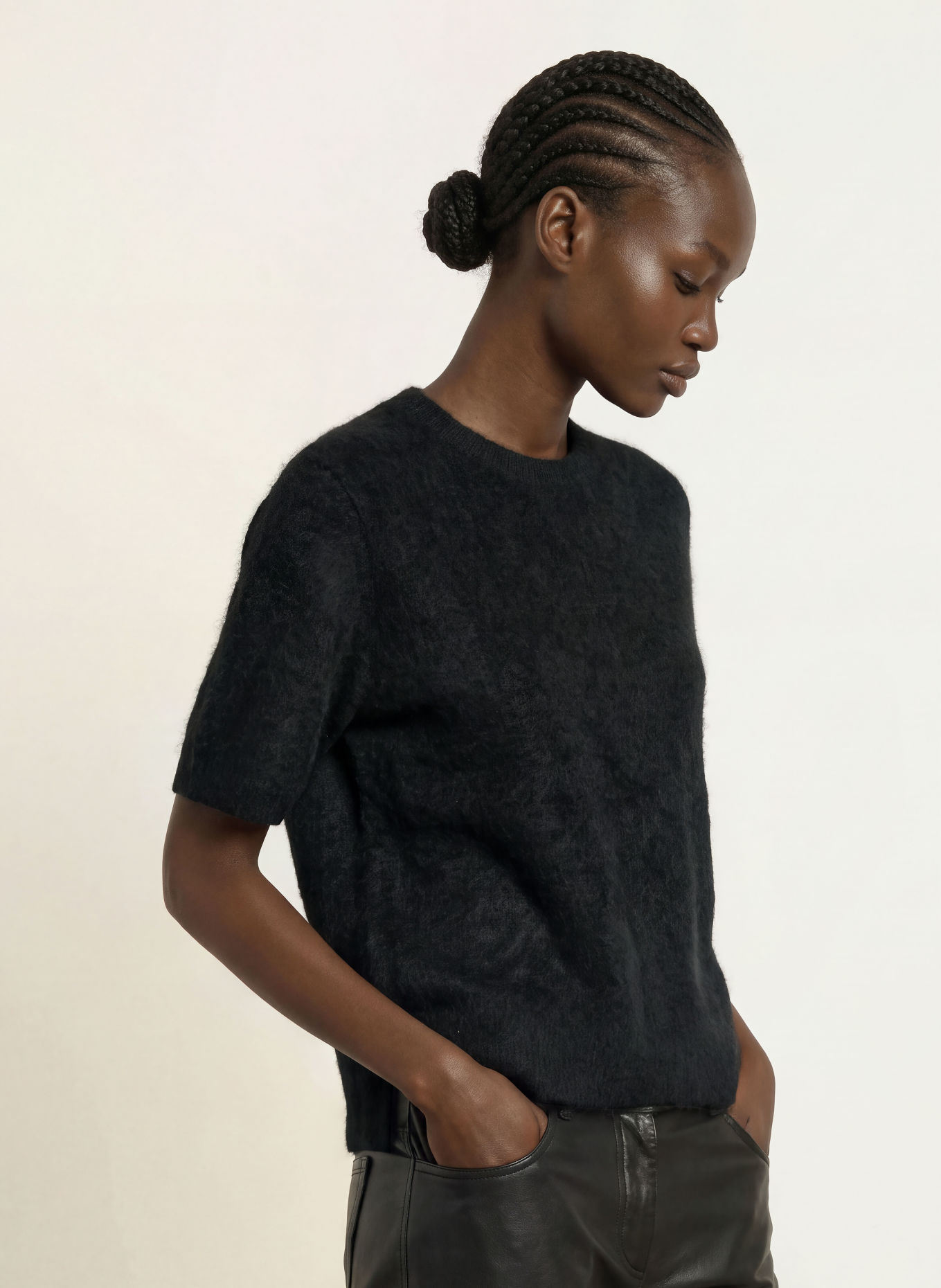 ALLSAINTS Strickshirt ADA aus Cashmere: SCHWARZ