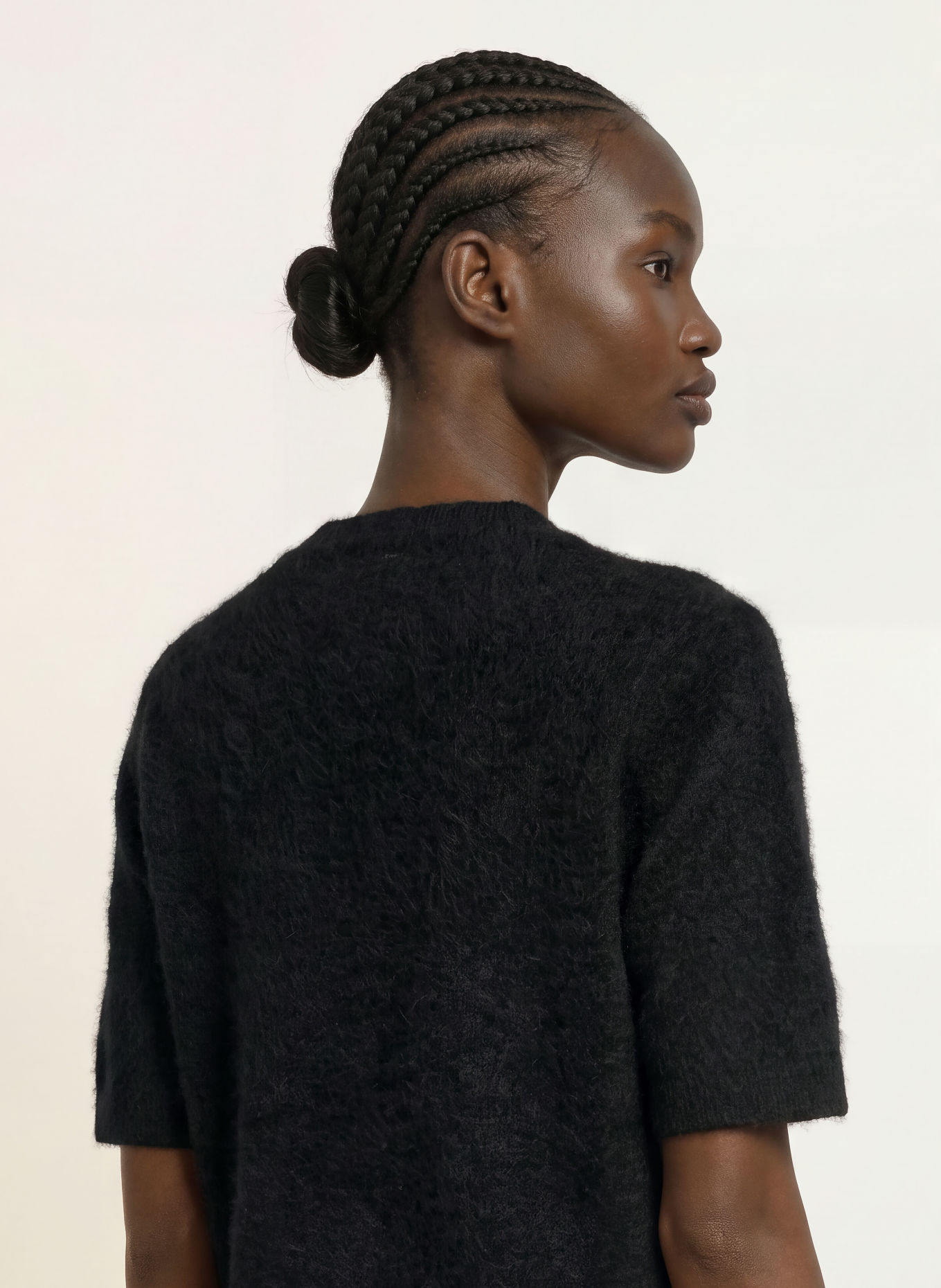 ALLSAINTS Strickshirt ADA aus Cashmere: SCHWARZ
