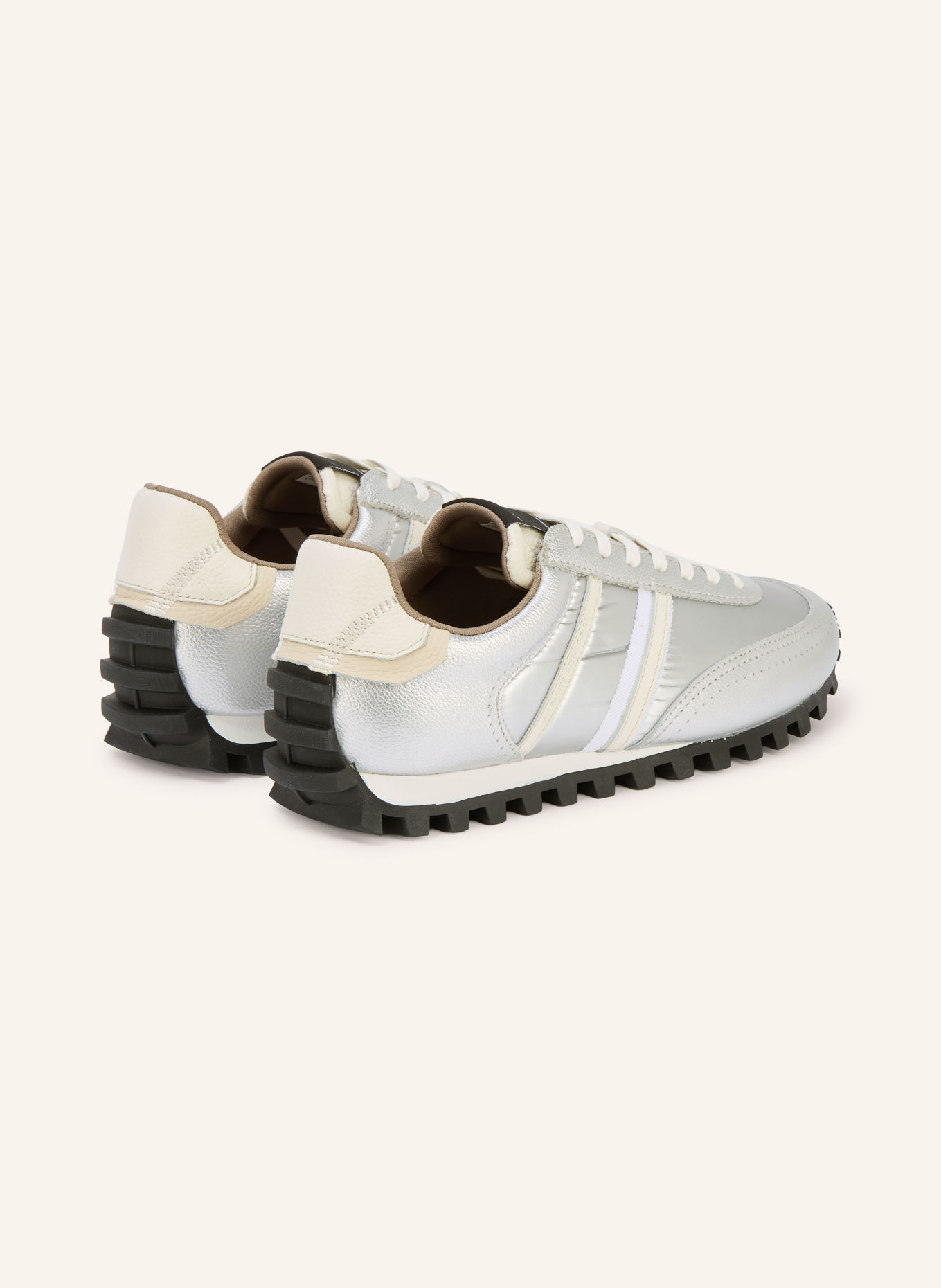 ALLSAINTS Sneakers ROBIN RUNNER: ZILVER / WIT
