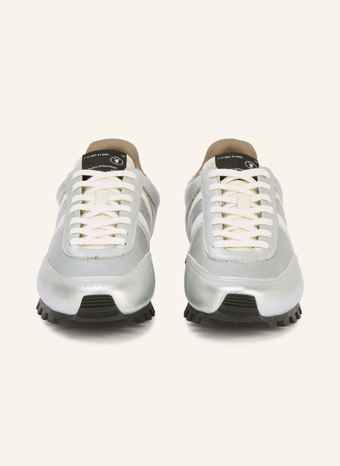 ALLSAINTS Sneakers ROBIN RUNNER: ZILVER / WIT