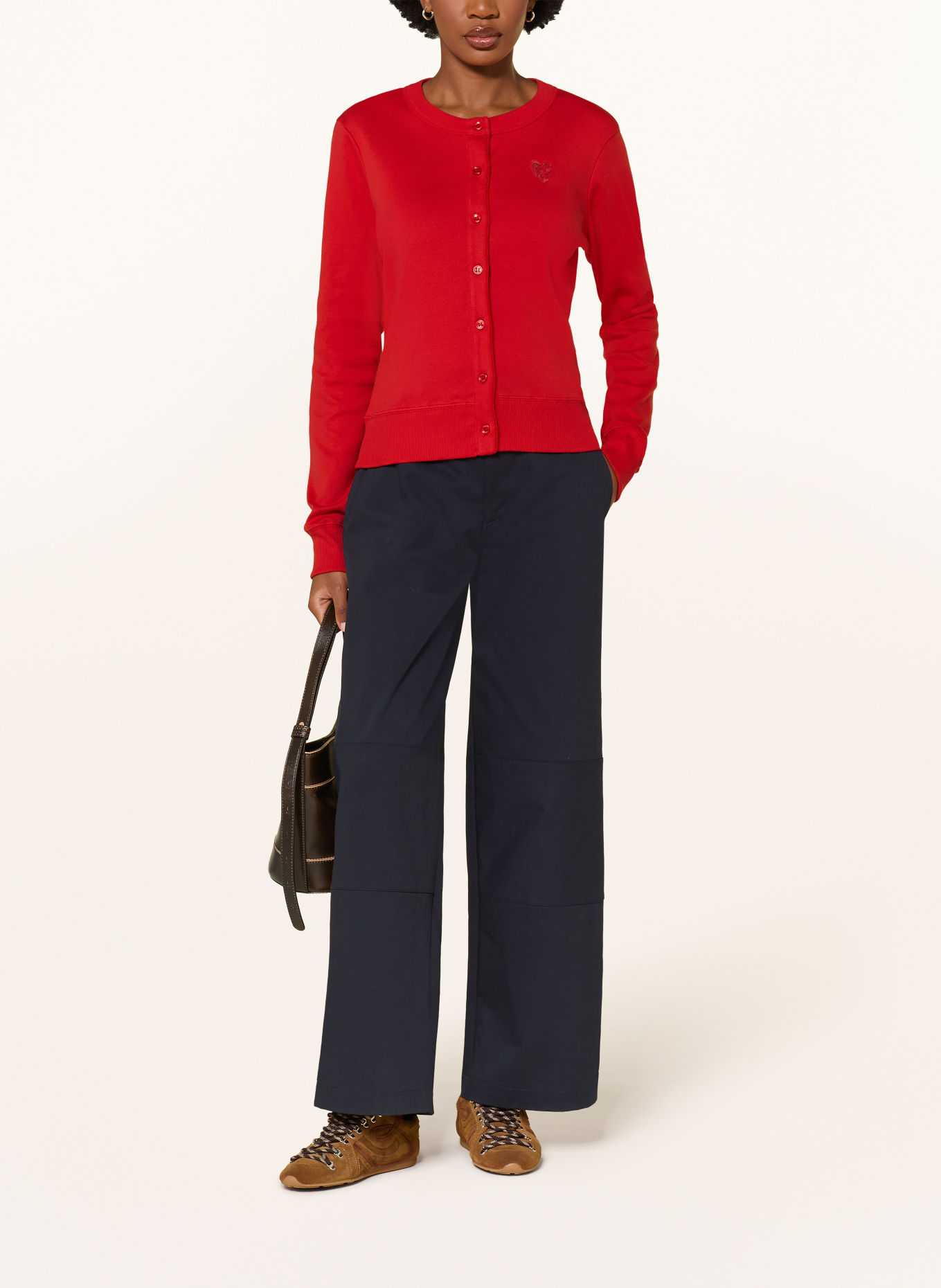 CLAUDIE PIERLOT Sweatjacke: ROT