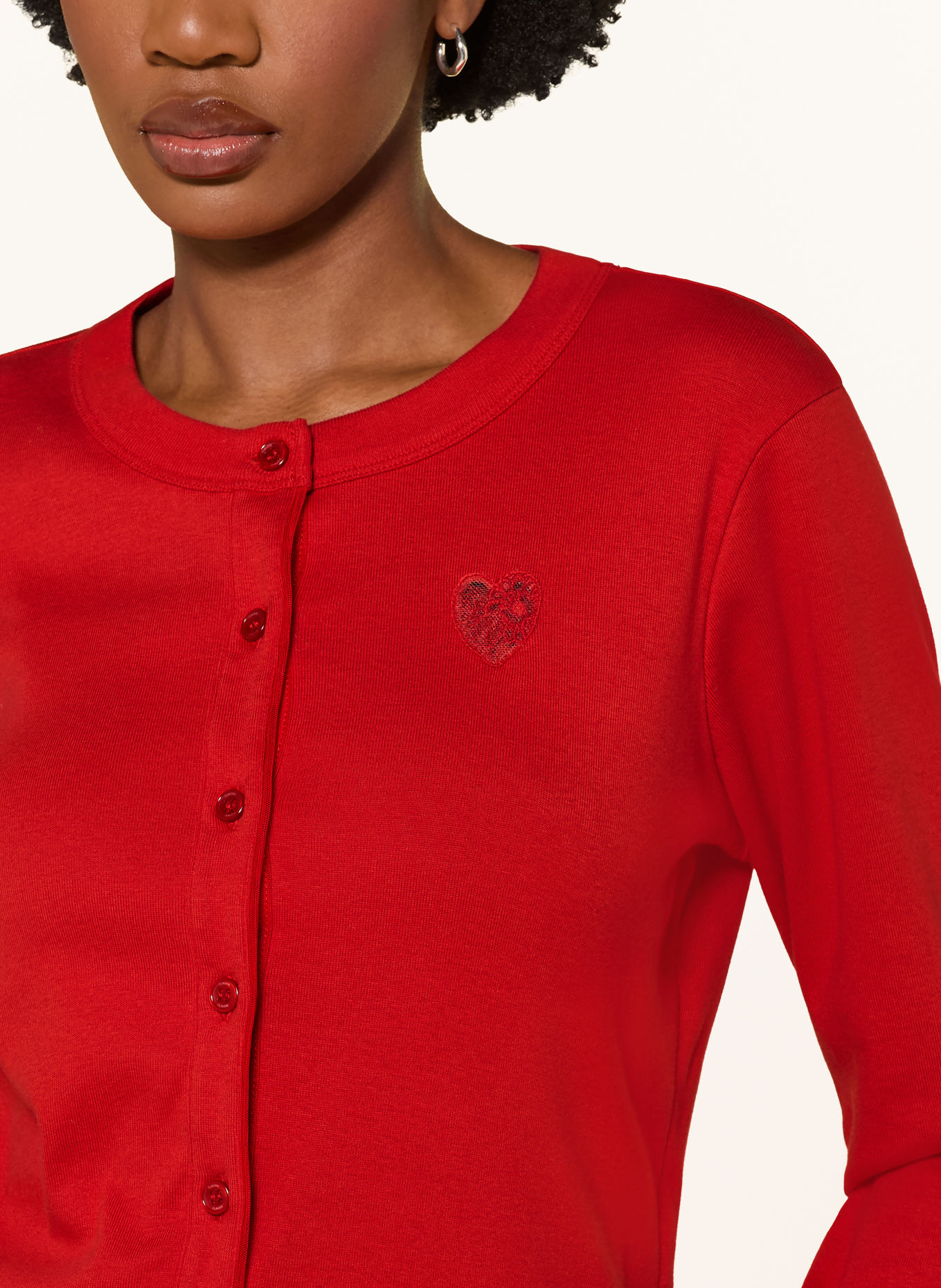 CLAUDIE PIERLOT Sweatjacke: ROT