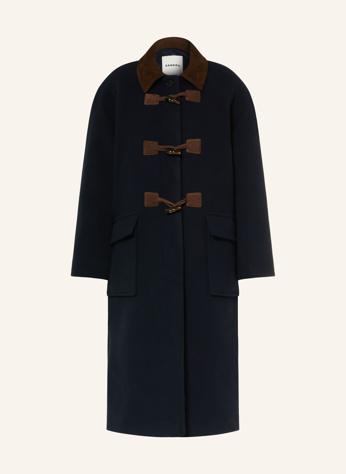 SANDRO Dufflecoat: DUNKELBLAU