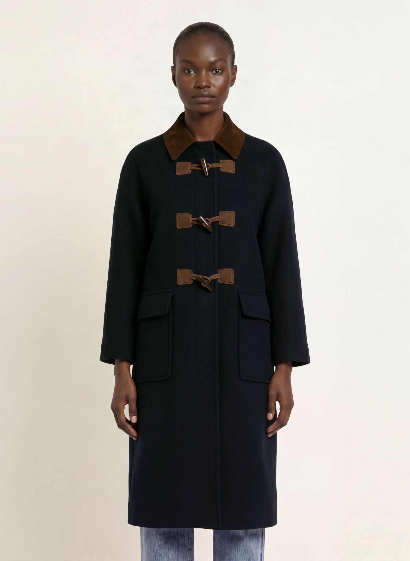 SANDRO Dufflecoat: DUNKELBLAU