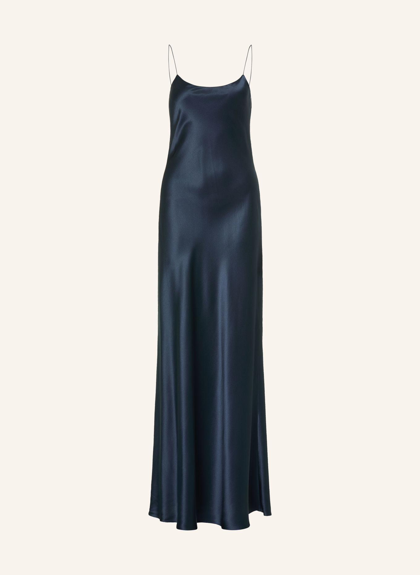 SERENITY CAROLYN Satin Dress, made of silk: BLACK
