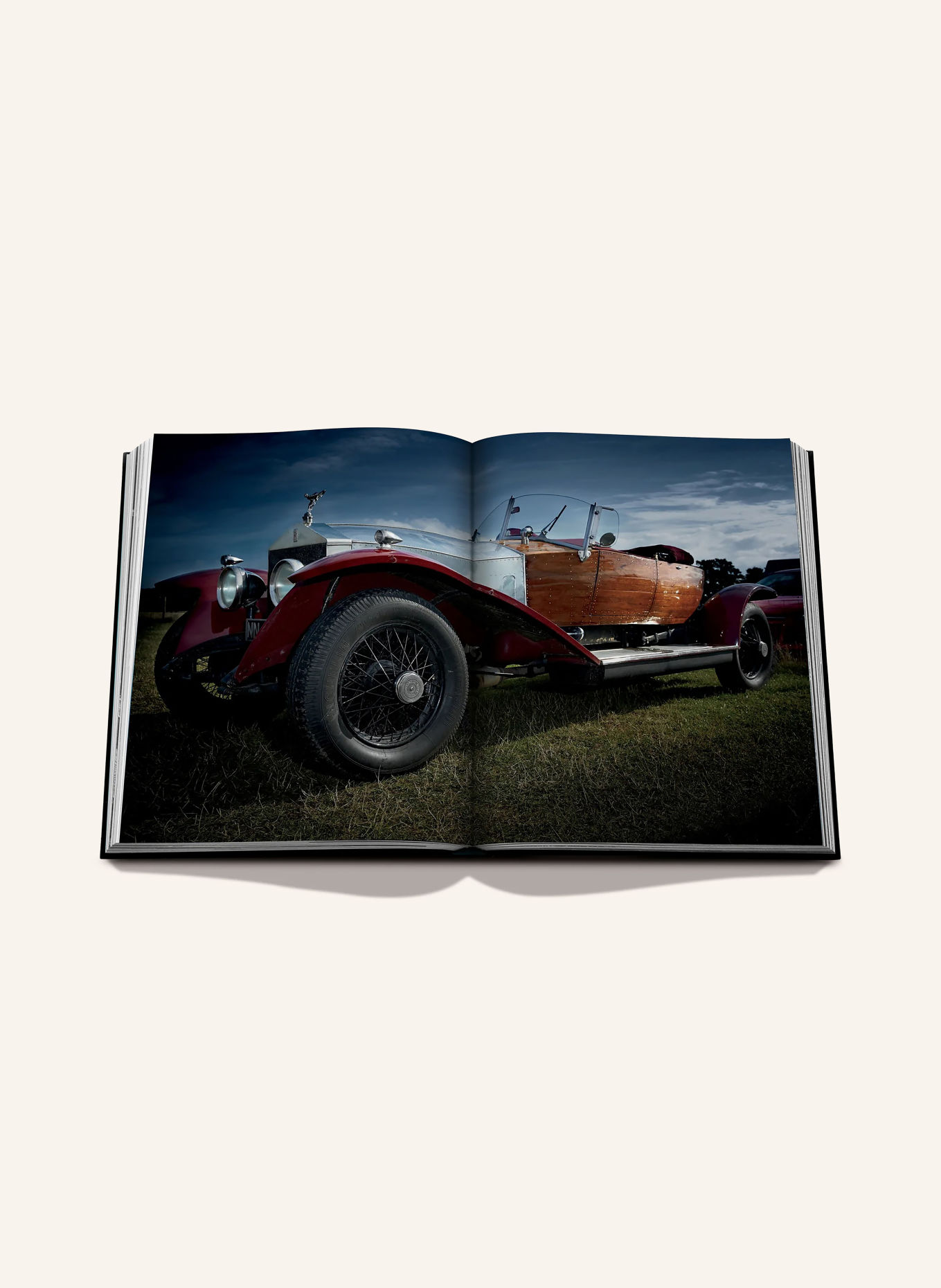 ASSOULINE Book: VINTAGE CARS (2nd Edition): BLACK / SILVER / RED