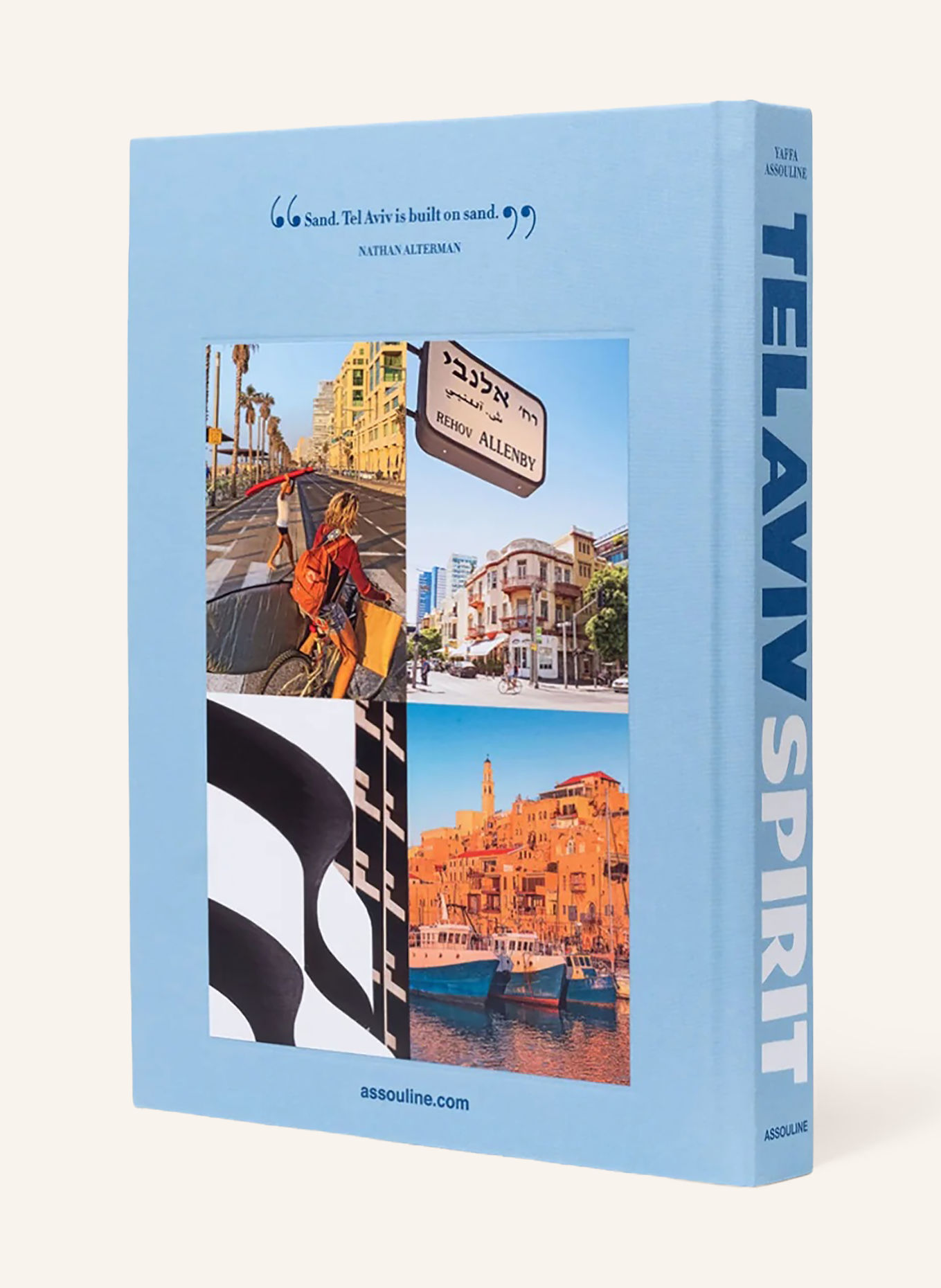 ASSOULINE Book: TEL AVIV SPIRIT: LIGHT BLUE / DARK BLUE / WHITE