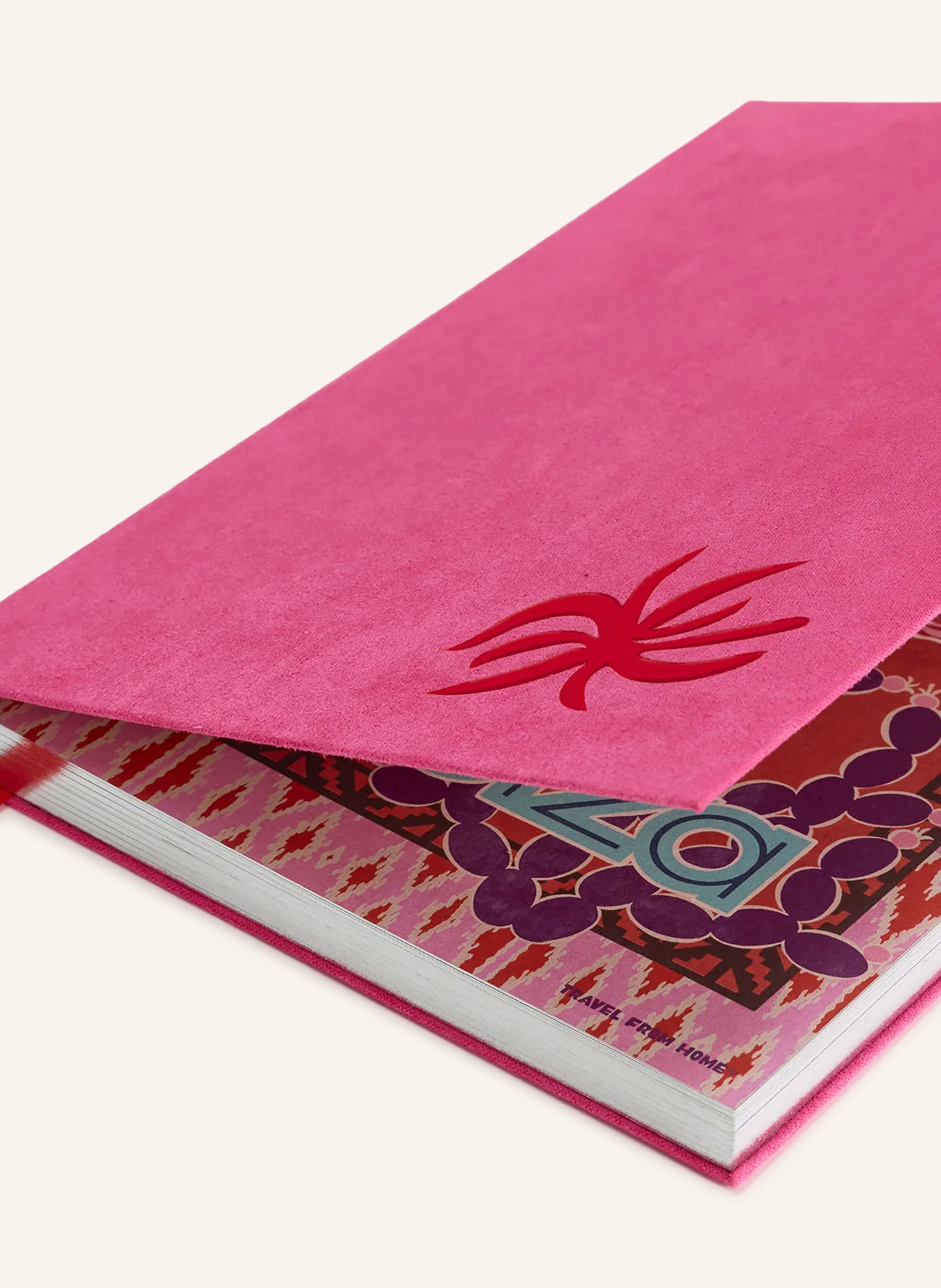 ASSOULINE Carnet IBIZA BOHEMIA: ROSE FUCHSIA / ROUGE