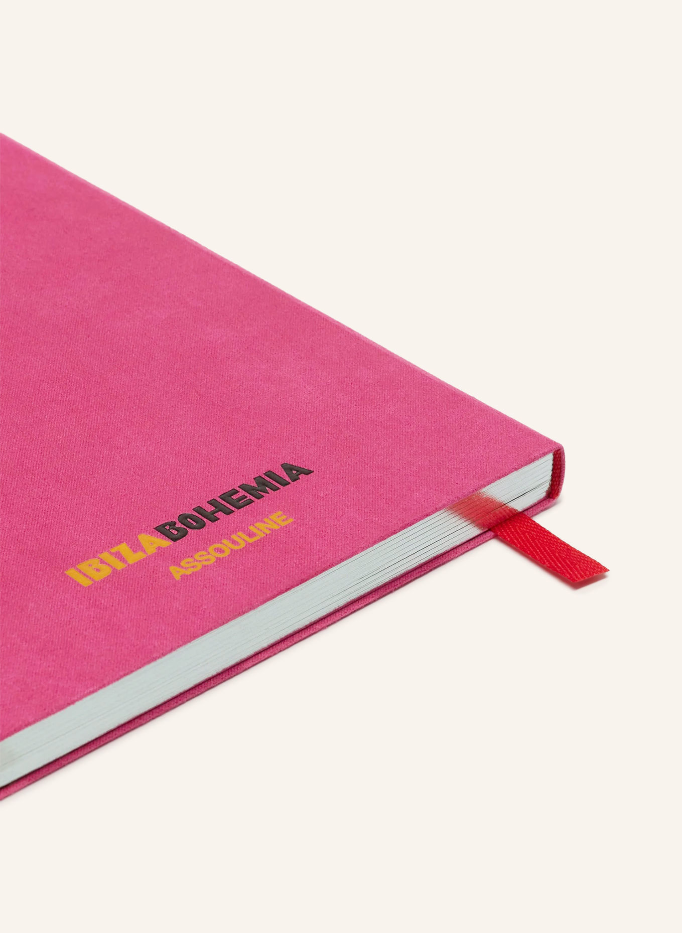 ASSOULINE Carnet IBIZA BOHEMIA: ROSE FUCHSIA / ROUGE