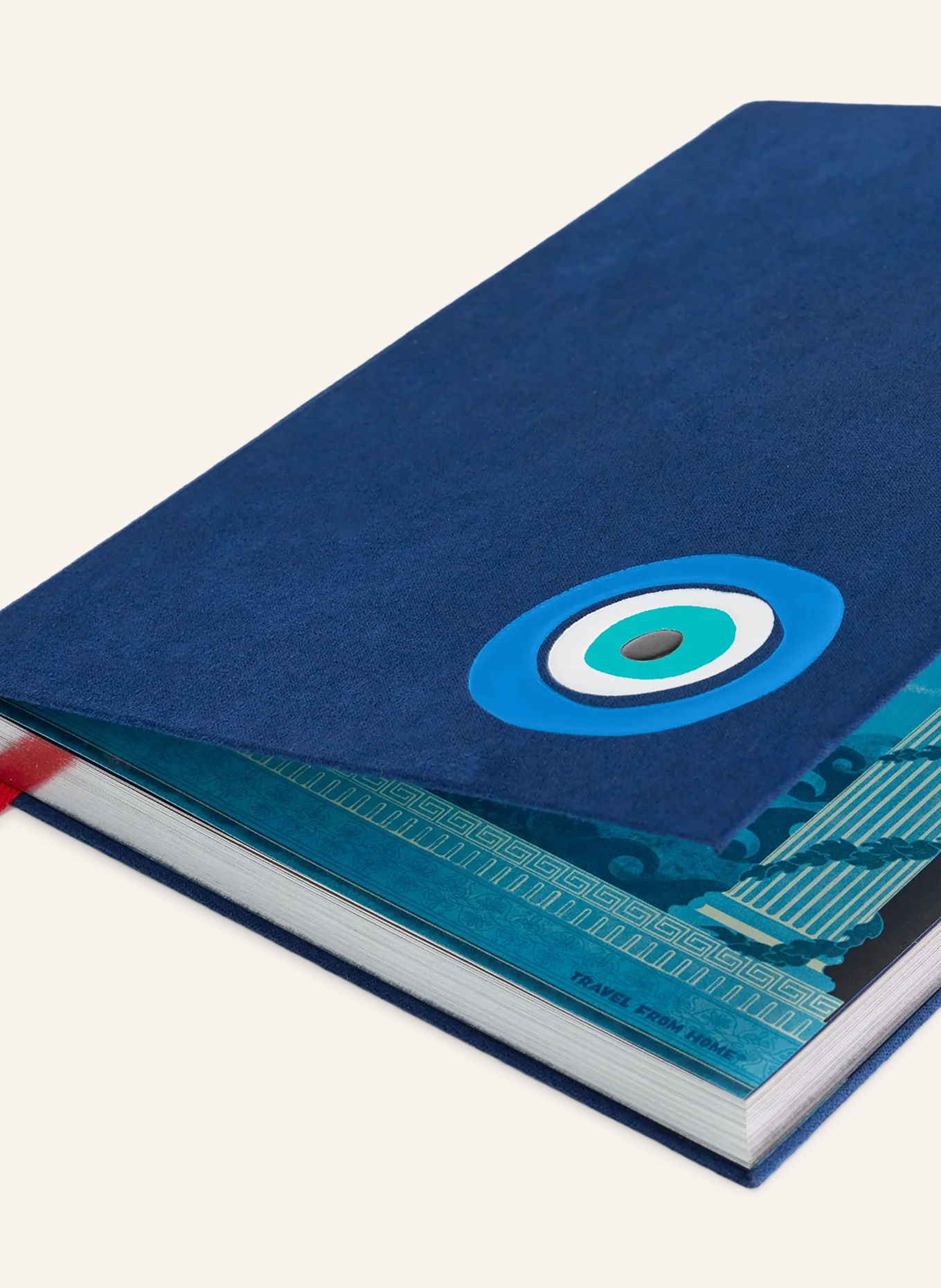 ASSOULINE Carnet MYKONOS MUSE: BLEU FONCÉ / BLEU / BLANC