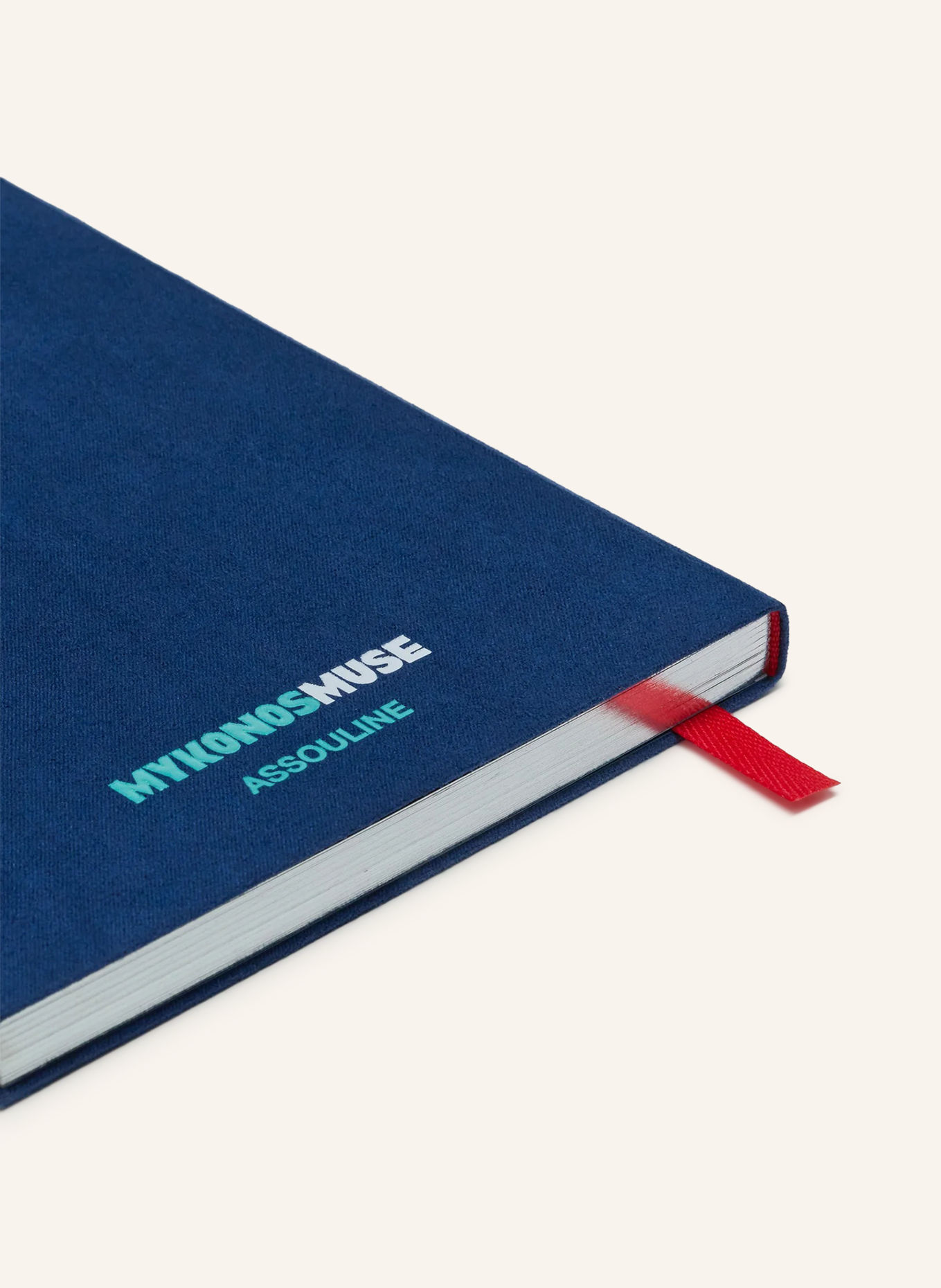 ASSOULINE Carnet MYKONOS MUSE: BLEU FONCÉ / BLEU / BLANC