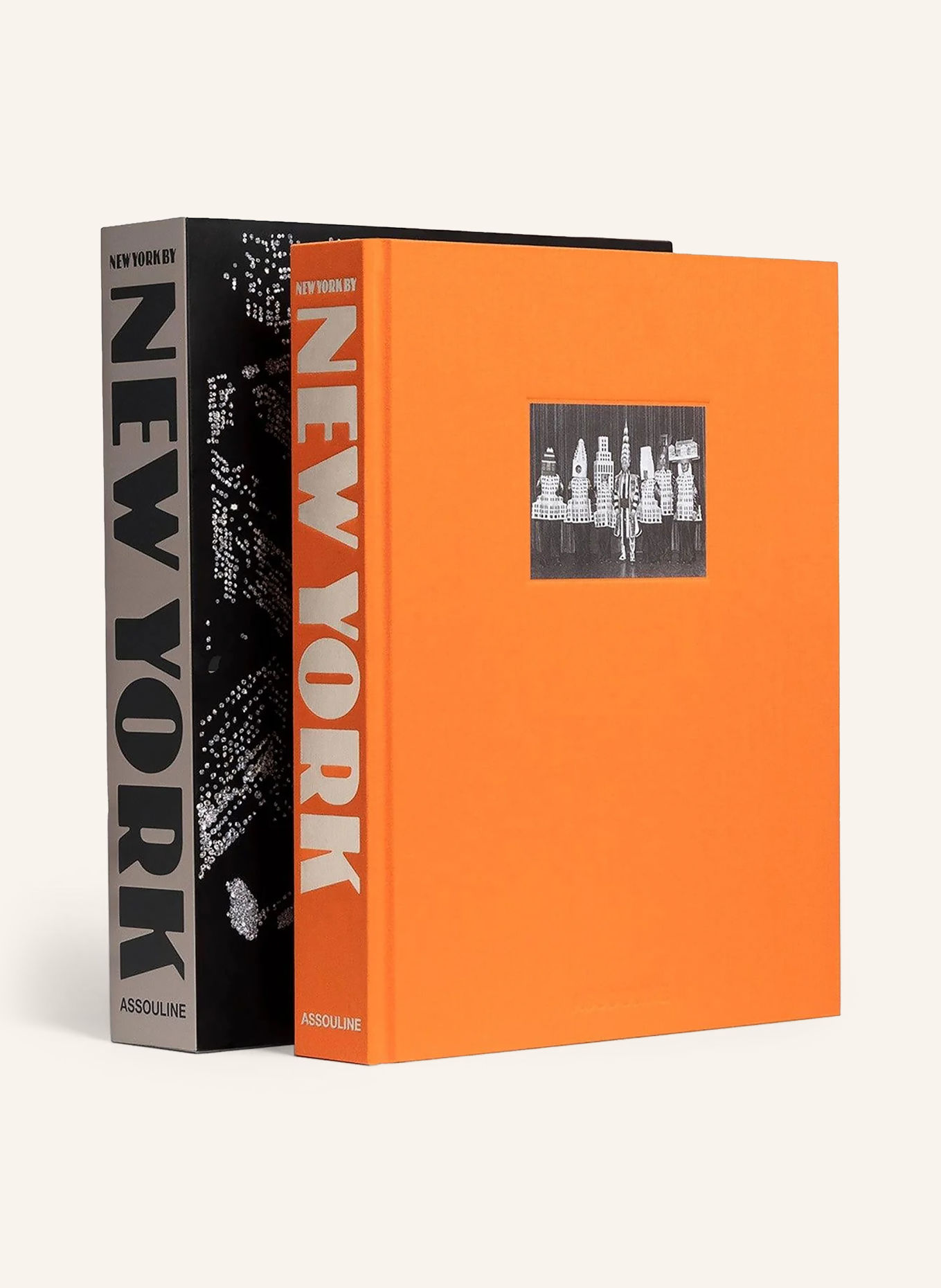 ASSOULINE Book: NEW YORK BY NEW YORK: BEIGE / BLACK