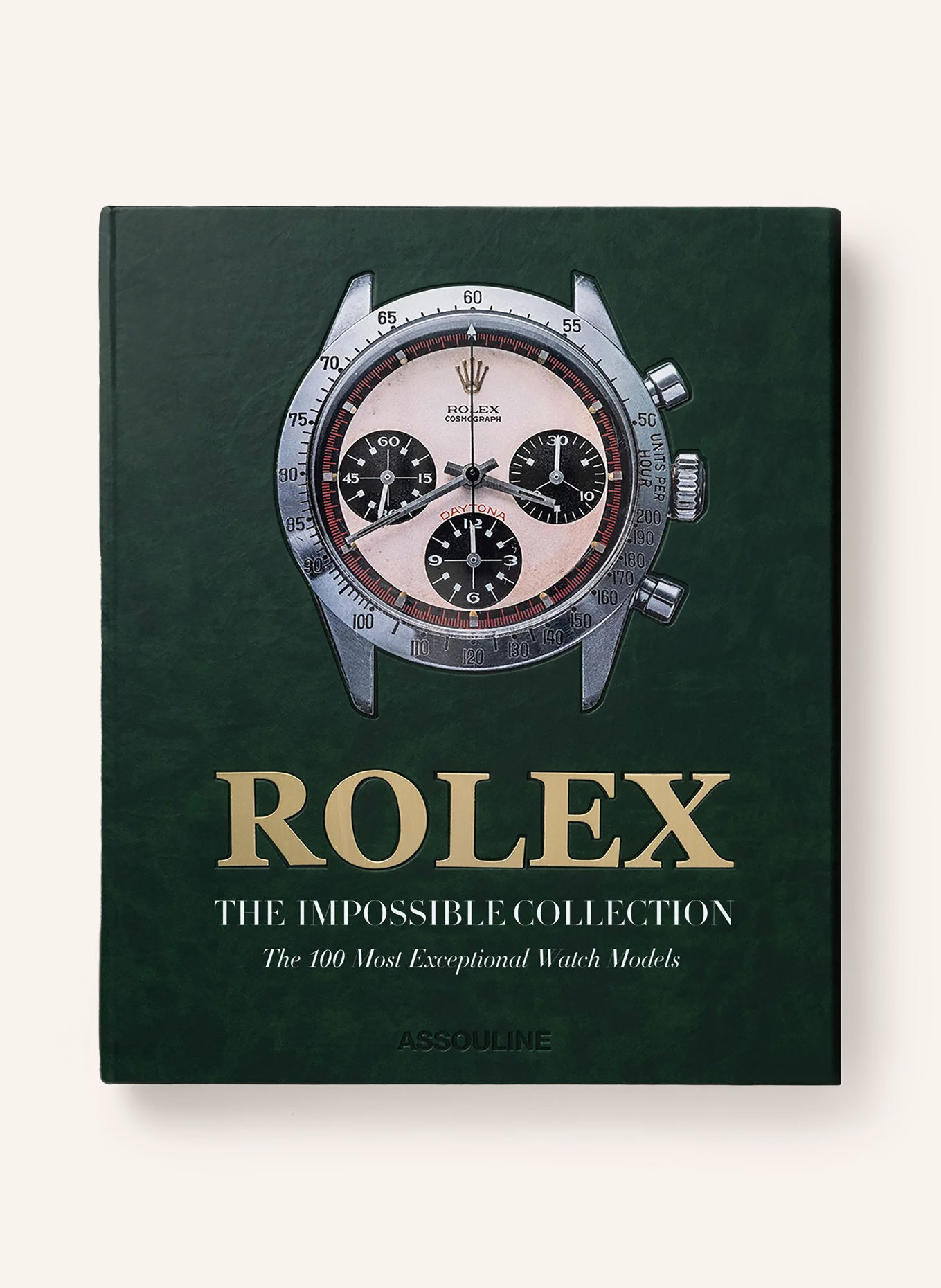 ASSOULINE Book: ROLEX: THE IMPOSSIBLE COLLECTION (2nd Edition): DARK GREEN / SILVER / GOLD