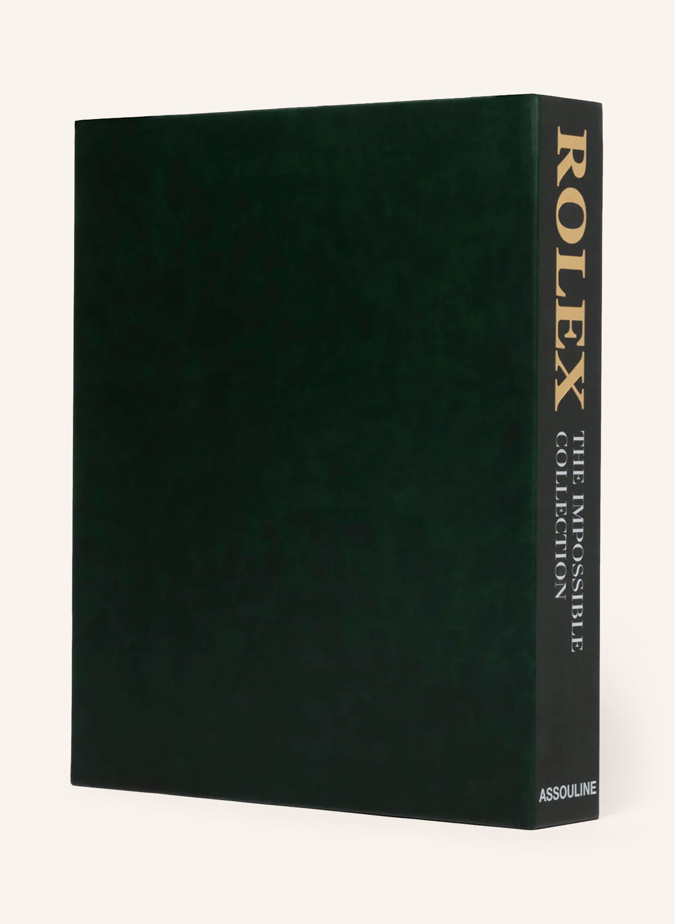 ASSOULINE Book: ROLEX: THE IMPOSSIBLE COLLECTION (2nd Edition): DARK GREEN / SILVER / GOLD