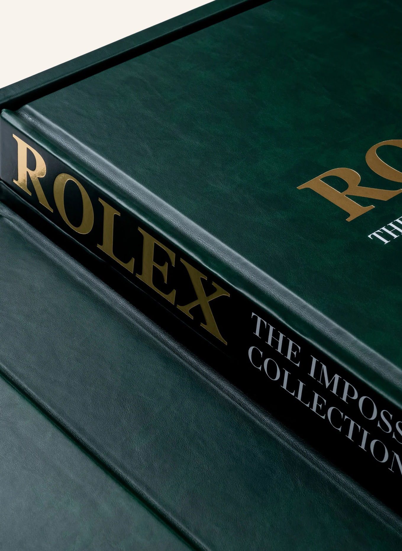 ASSOULINE Book: ROLEX: THE IMPOSSIBLE COLLECTION (2nd Edition): DARK GREEN / SILVER / GOLD