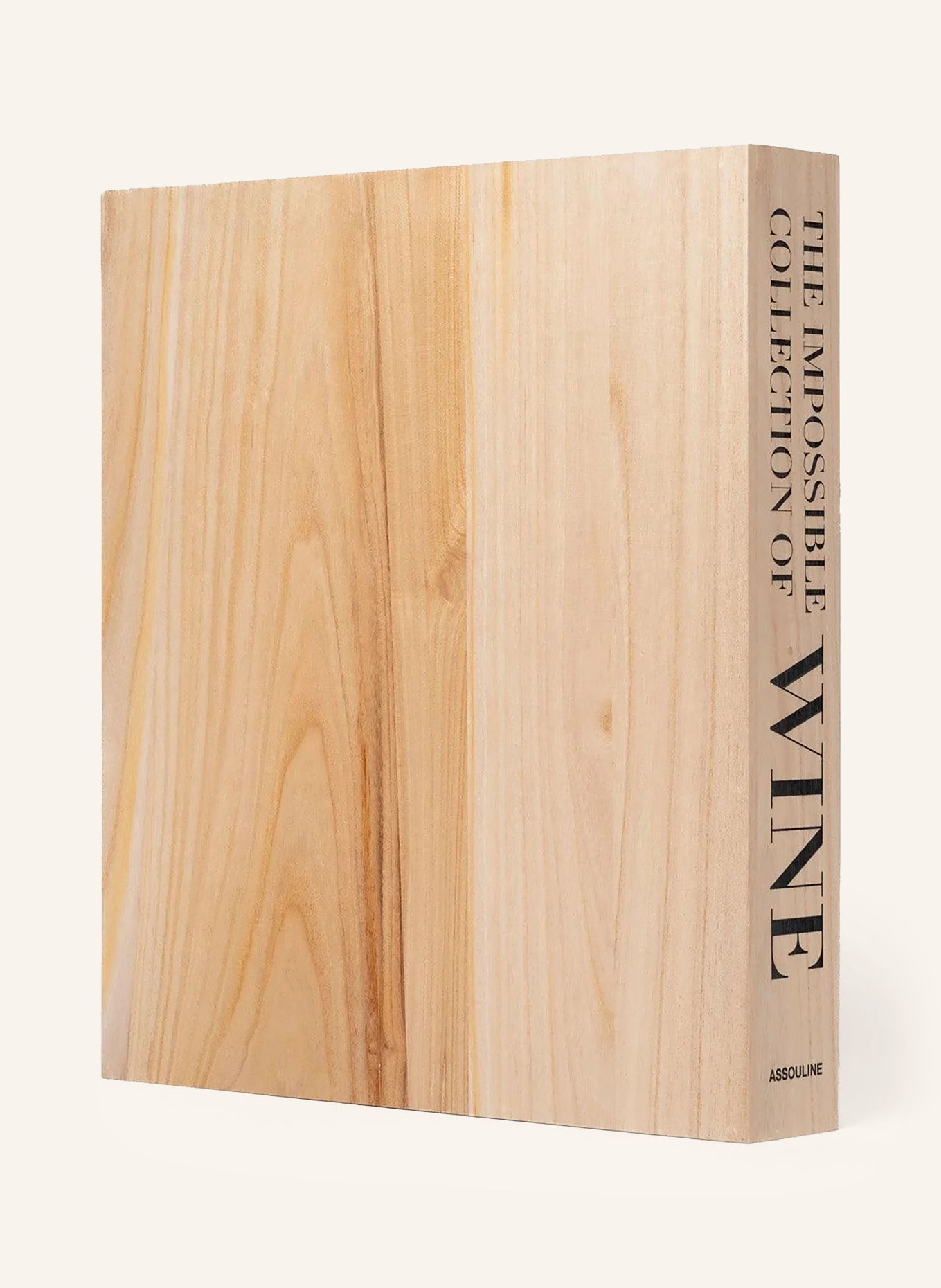 ASSOULINE Book: THE IMPOSSIBLE COLLECTION OF WINE: LIGHT BROWN / CREAM / LIGHT RED