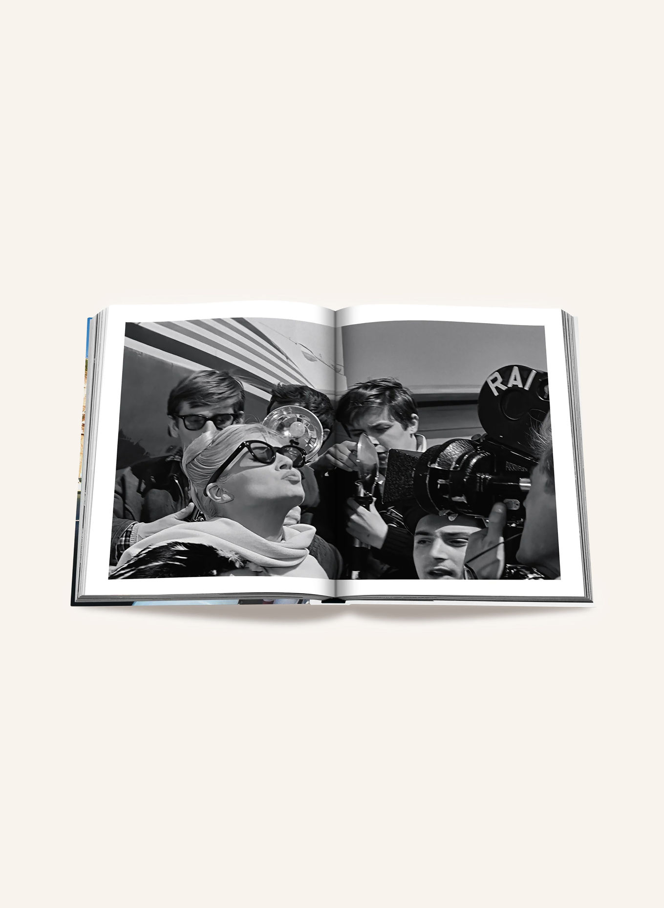 ASSOULINE Book: DOLCE VITA: LIGHT GRAY / GOLD / RED