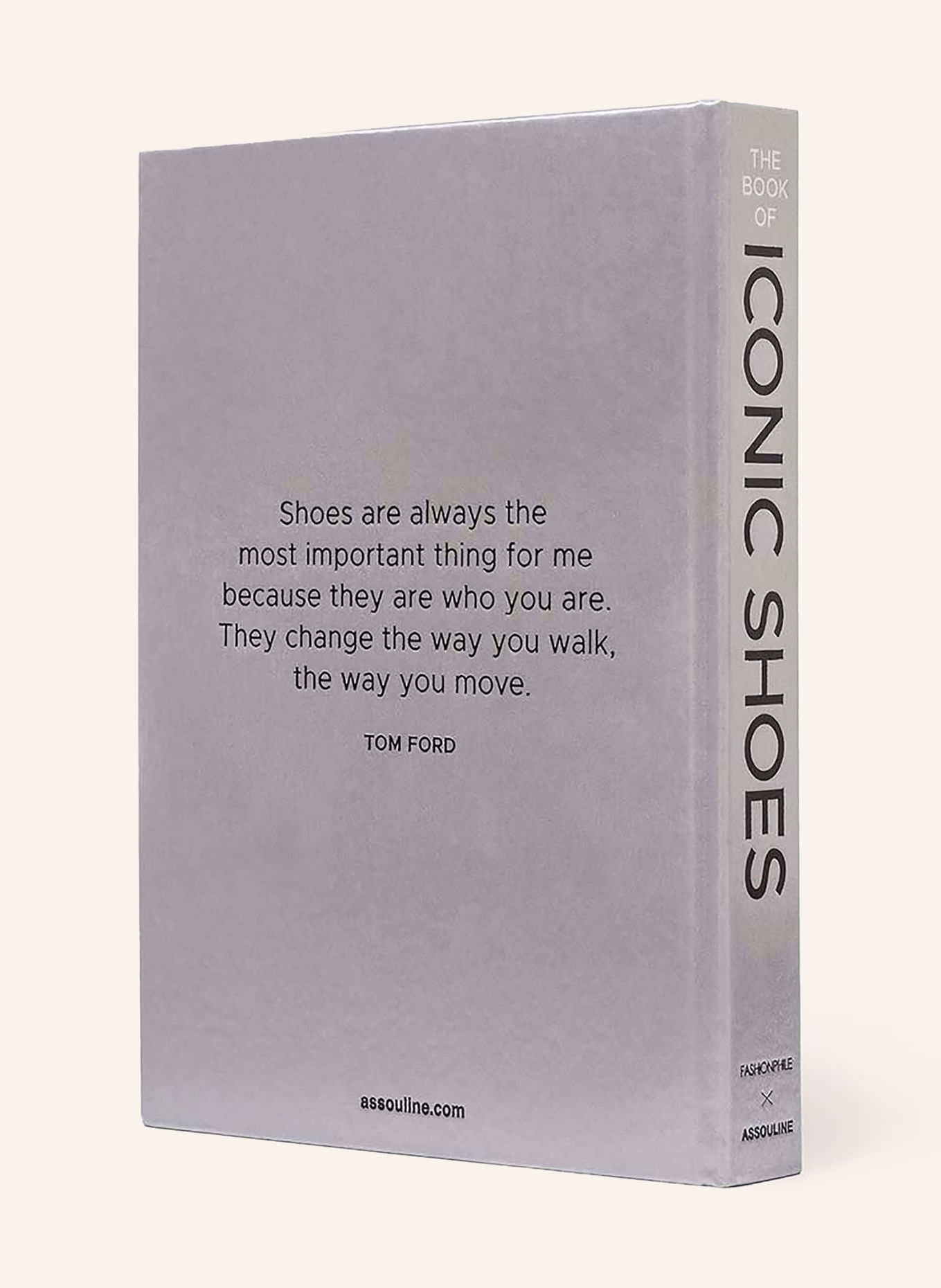 ASSOULINE Book: FASHIONPHILE: THE BOOK OF ICONIC SHOES: GRAY / WHITE / BLACK