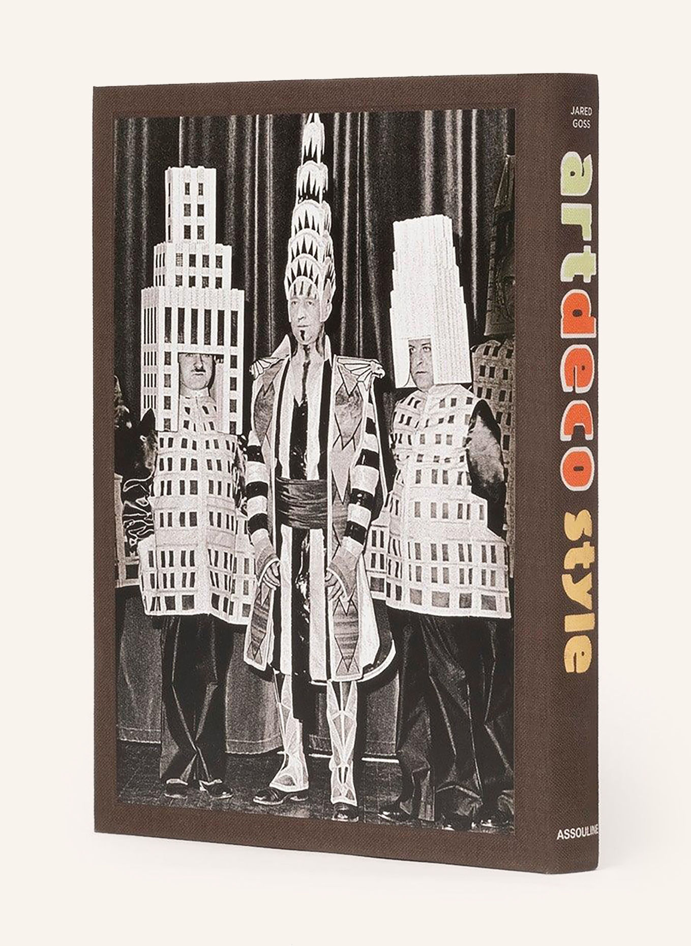 ASSOULINE Book: ART DECO STYLE: DARK GRAY / ORANGE / LIGHT GREEN