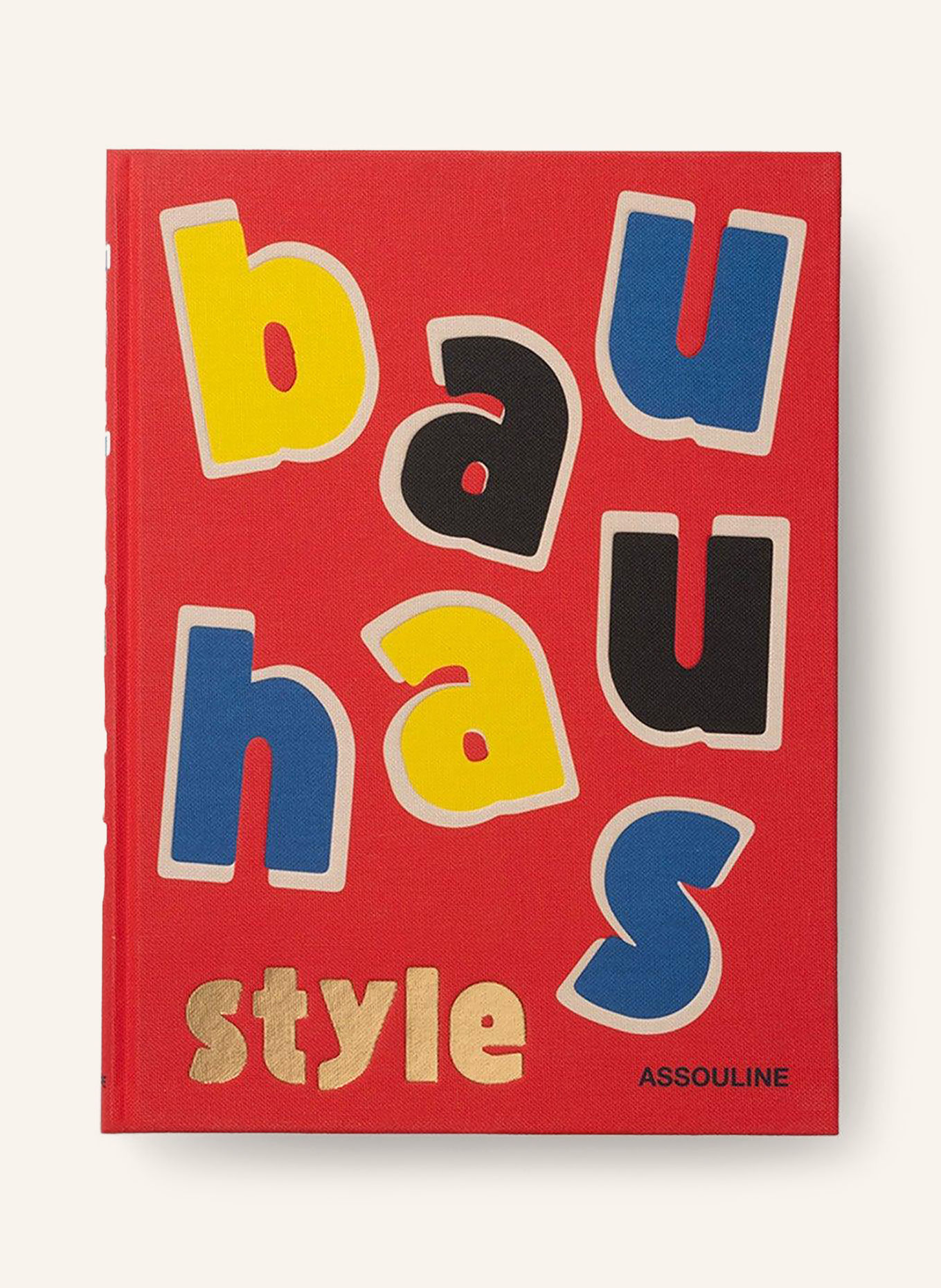 ASSOULINE Book: BAUHAUS STYLE: RED / BEIGE / BLACK