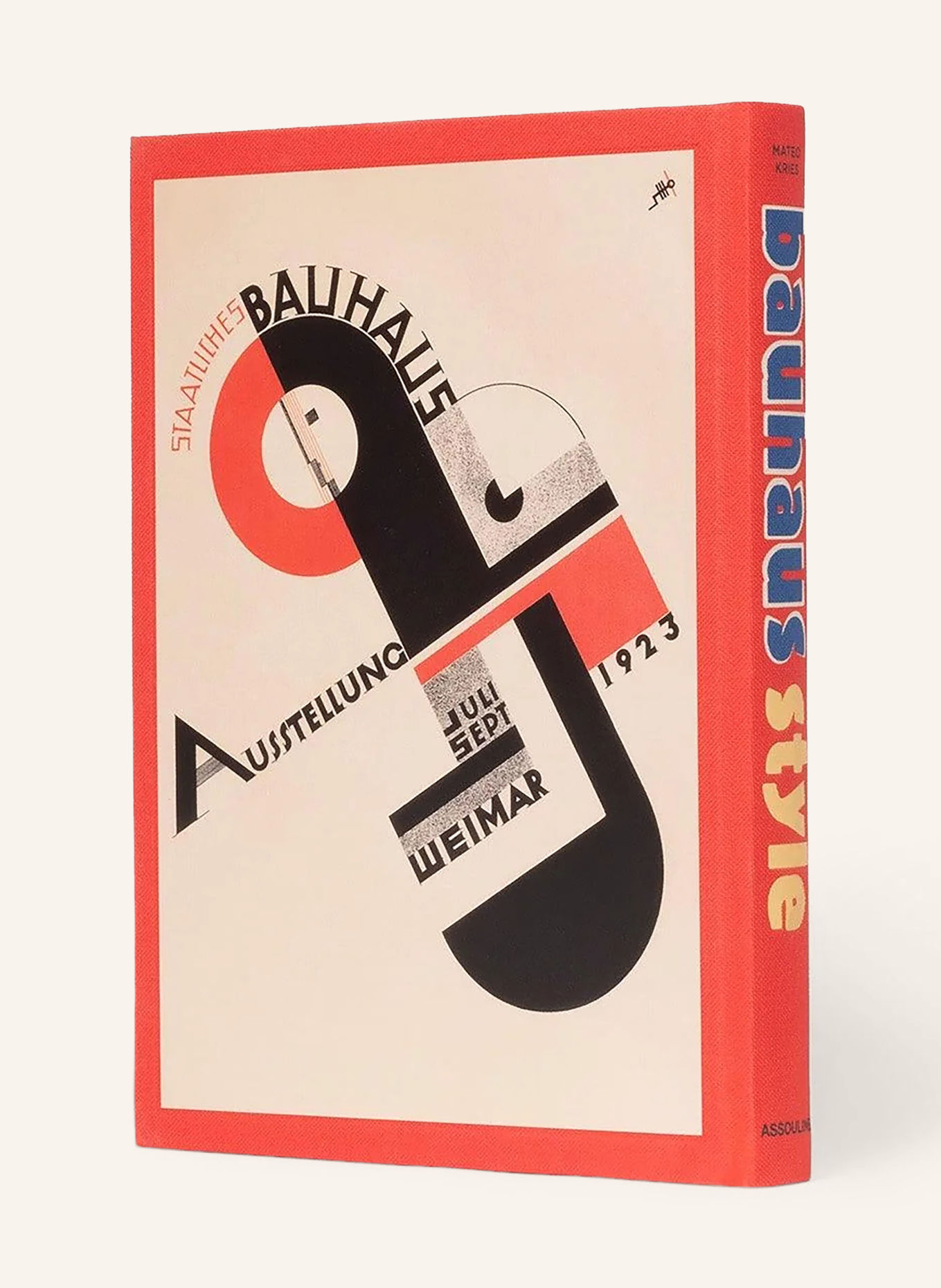 ASSOULINE Book: BAUHAUS STYLE: RED / BEIGE / BLACK