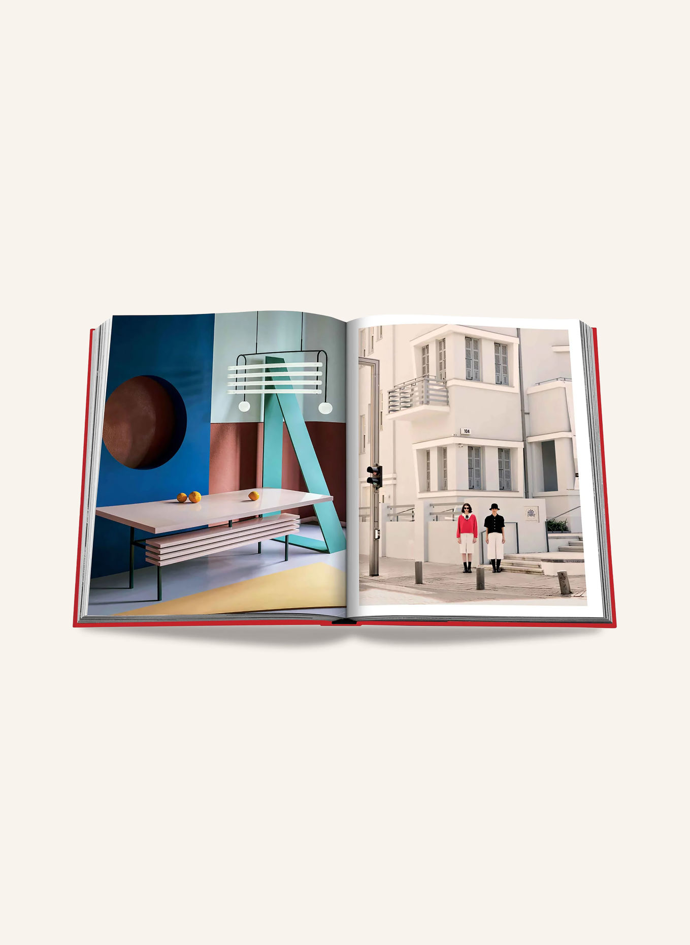 ASSOULINE Book: BAUHAUS STYLE: RED / BEIGE / BLACK