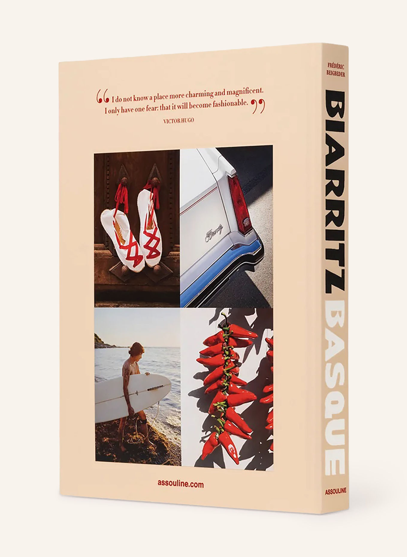 ASSOULINE Book: BIARRITZ BASQUE: CAMEL / RED / WHITE