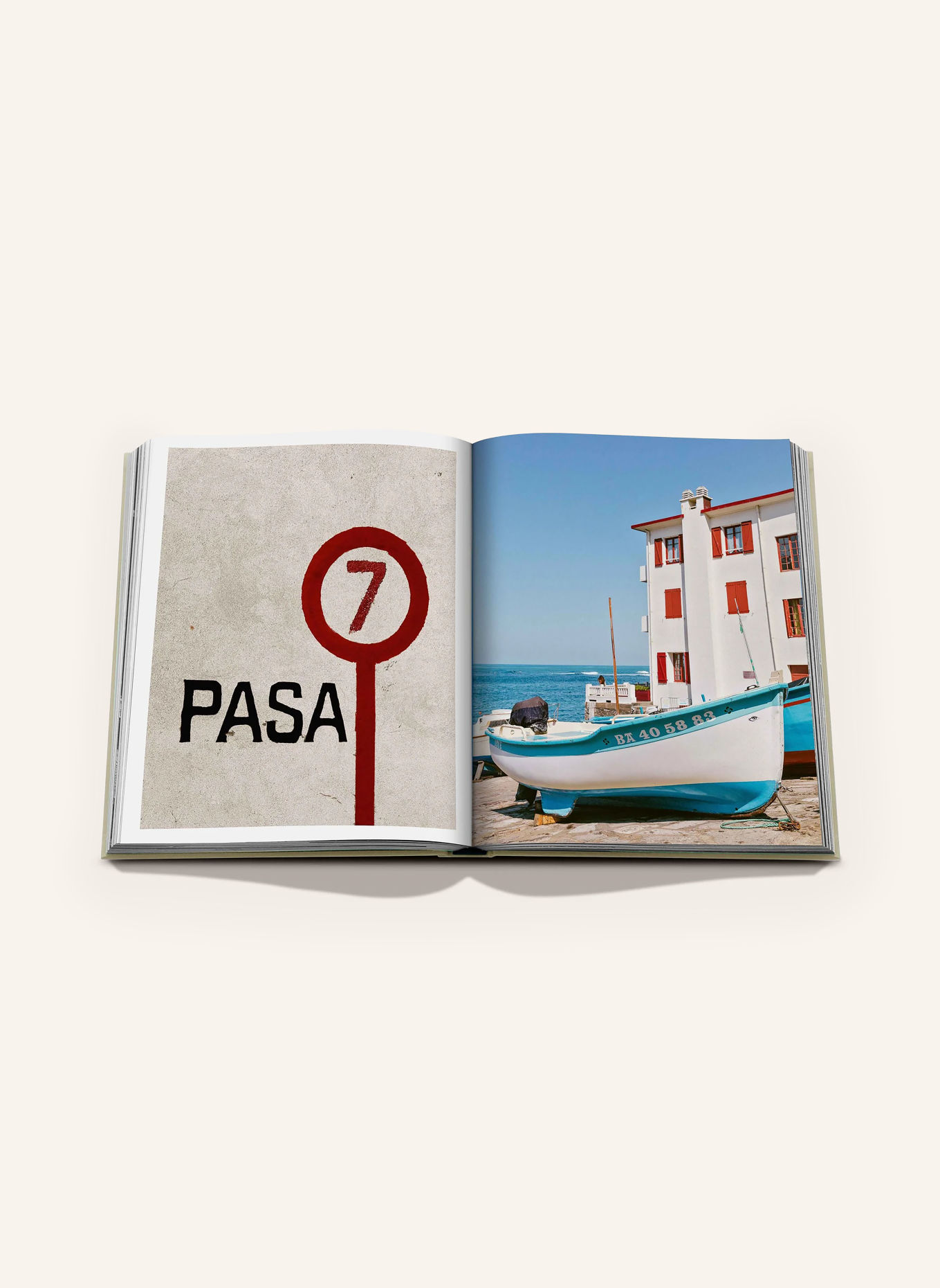 ASSOULINE Book: BIARRITZ BASQUE: CAMEL / RED / WHITE