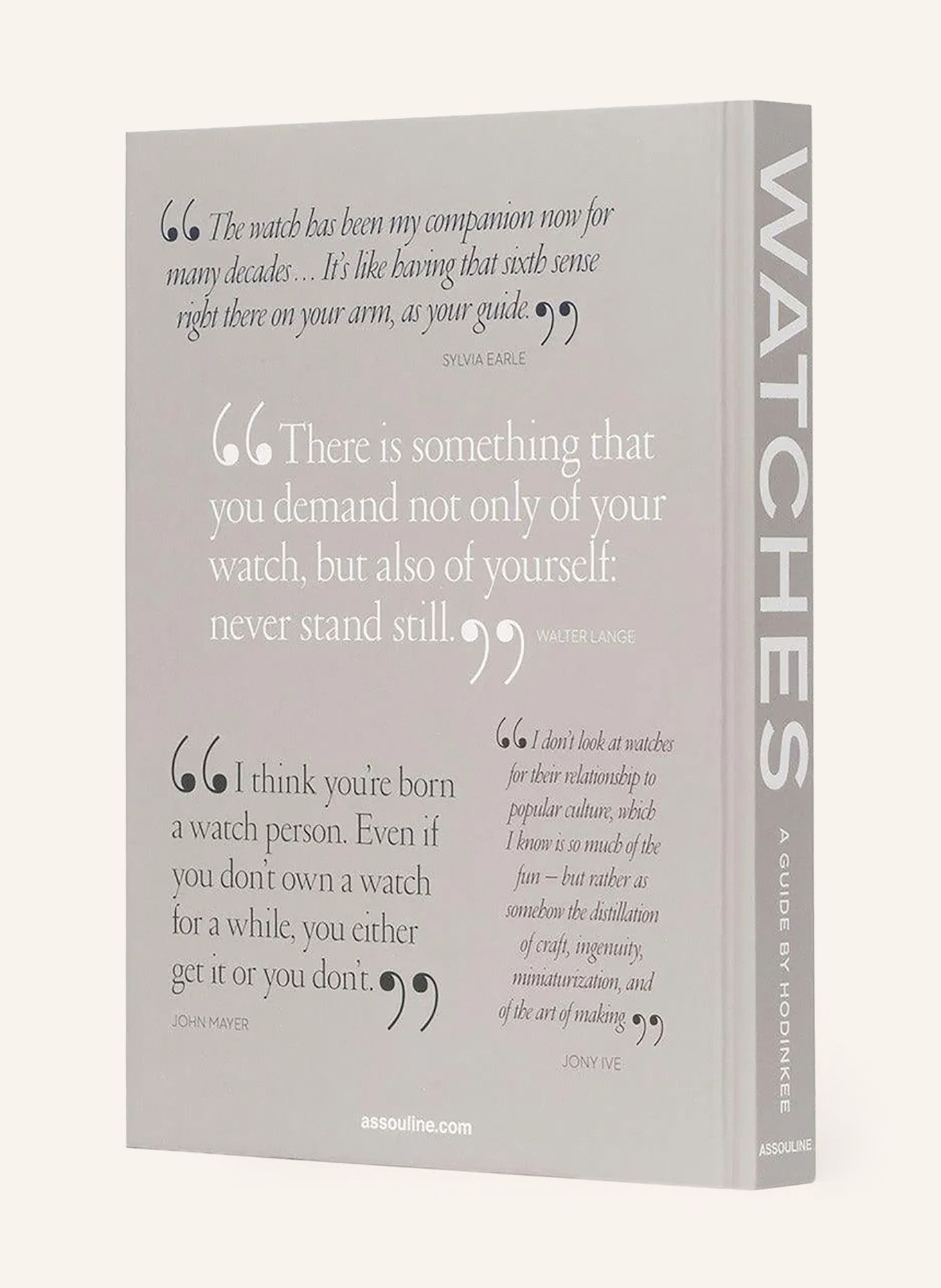 ASSOULINE Book: WATCHES: A GUIDE BY HODINKEE: GRAY / WHITE / BLACK