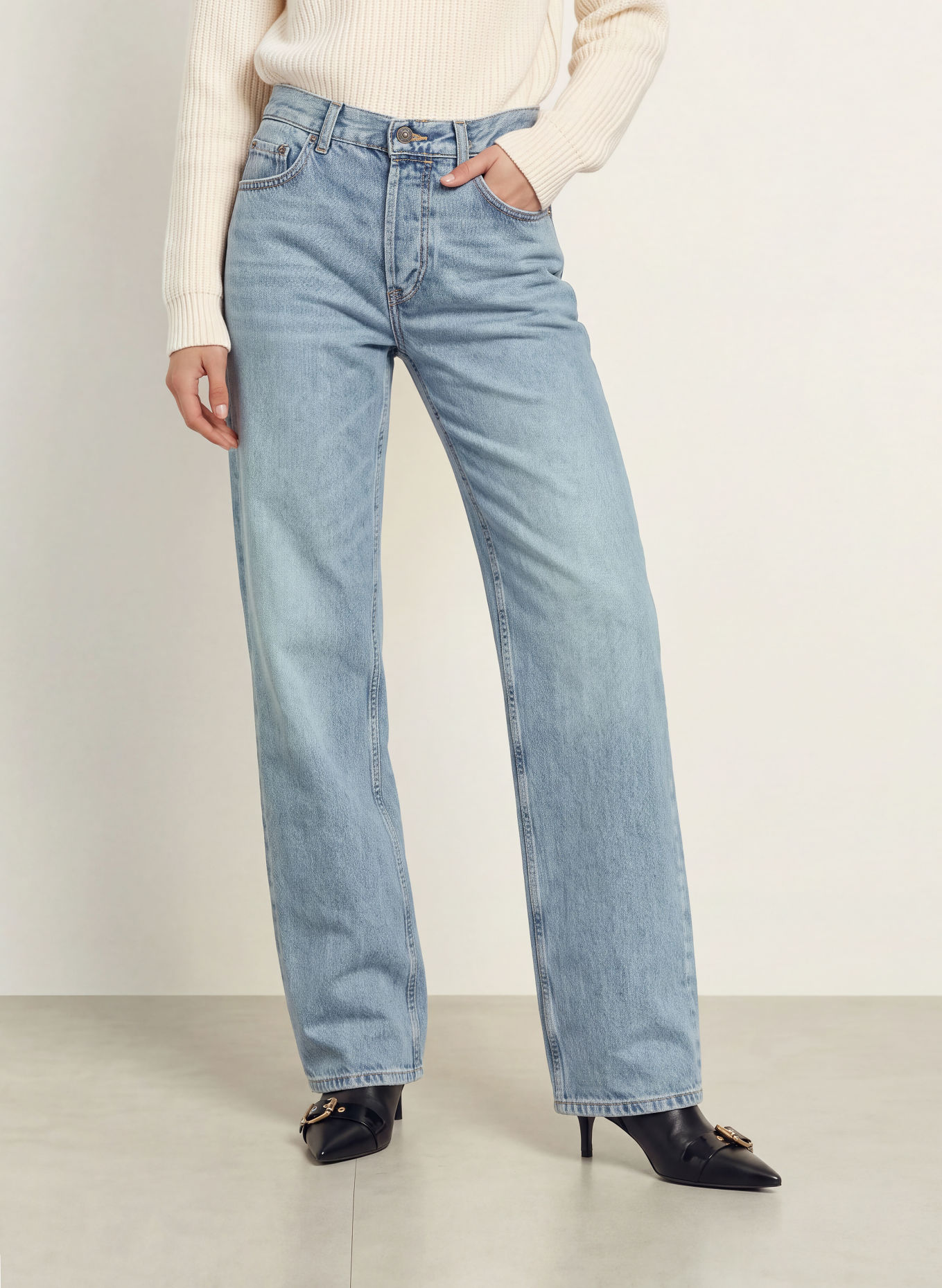 ALLSAINTS Jean droit COHEN: 2160 Light Indigo
