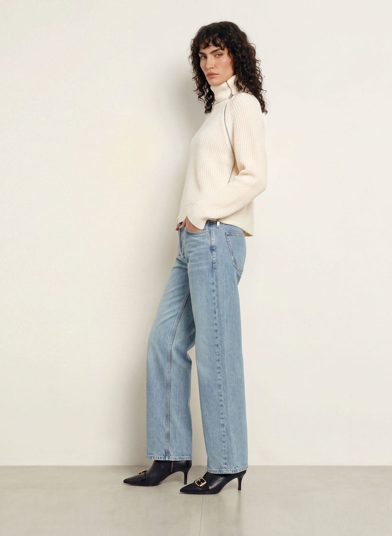 ALLSAINTS Jean droit COHEN: 2160 Light Indigo