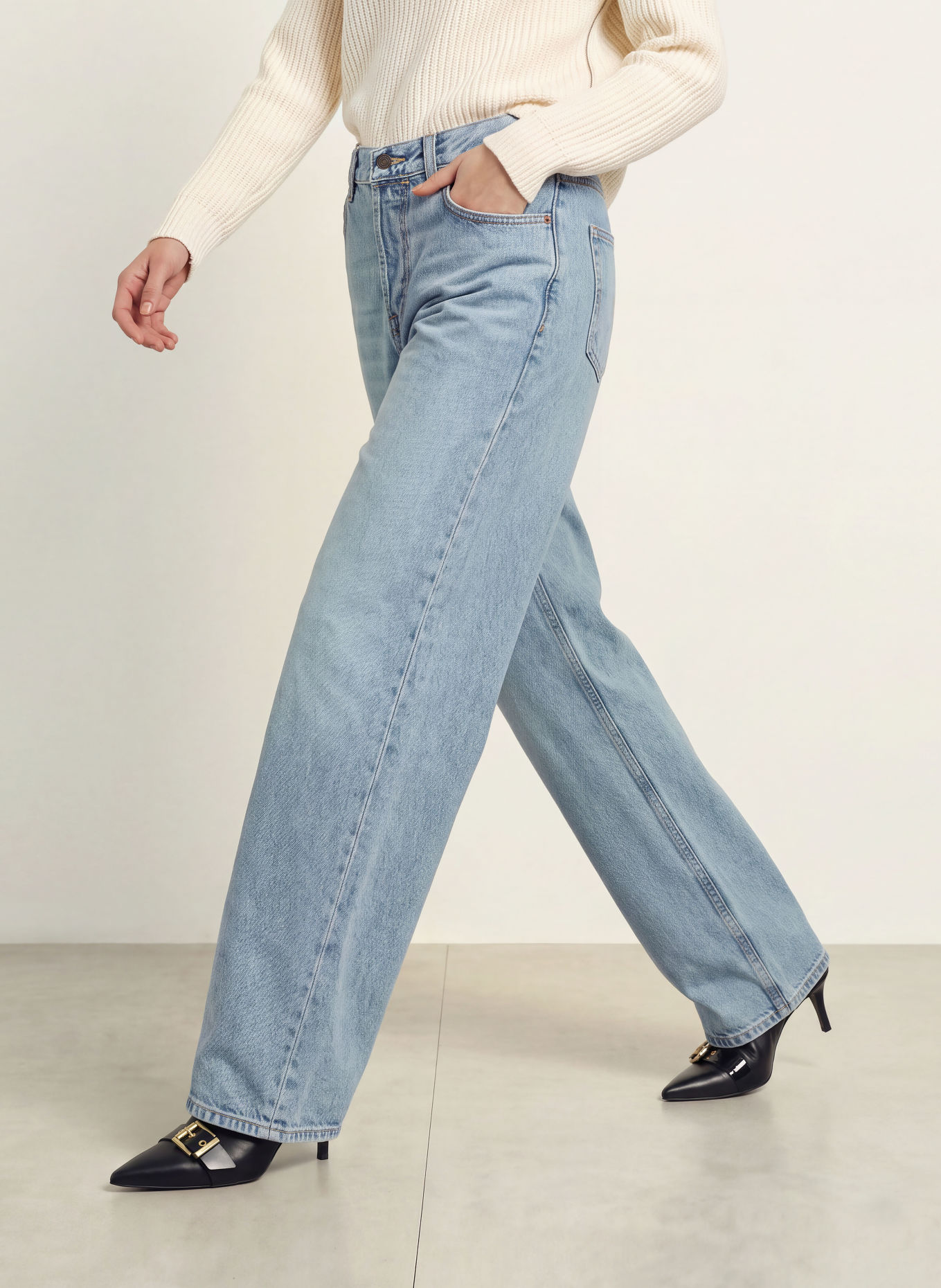 ALLSAINTS Jean droit COHEN: 2160 Light Indigo