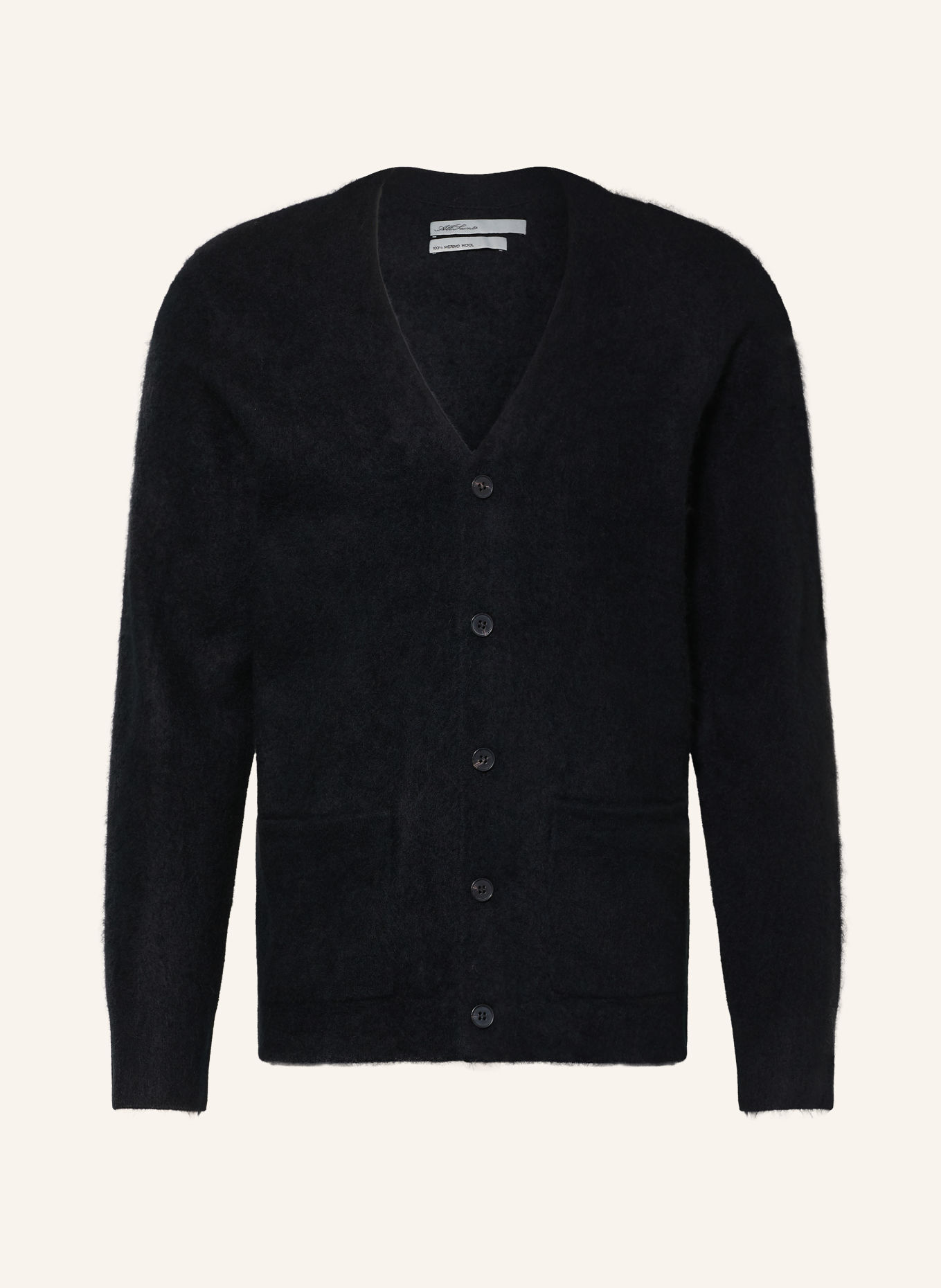 ALLSAINTS Strickjacke WULF: SCHWARZ