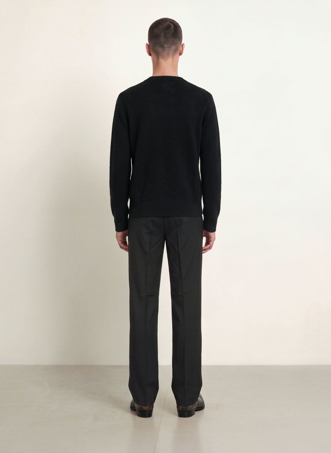 ALLSAINTS WULF Sweater: BLACK