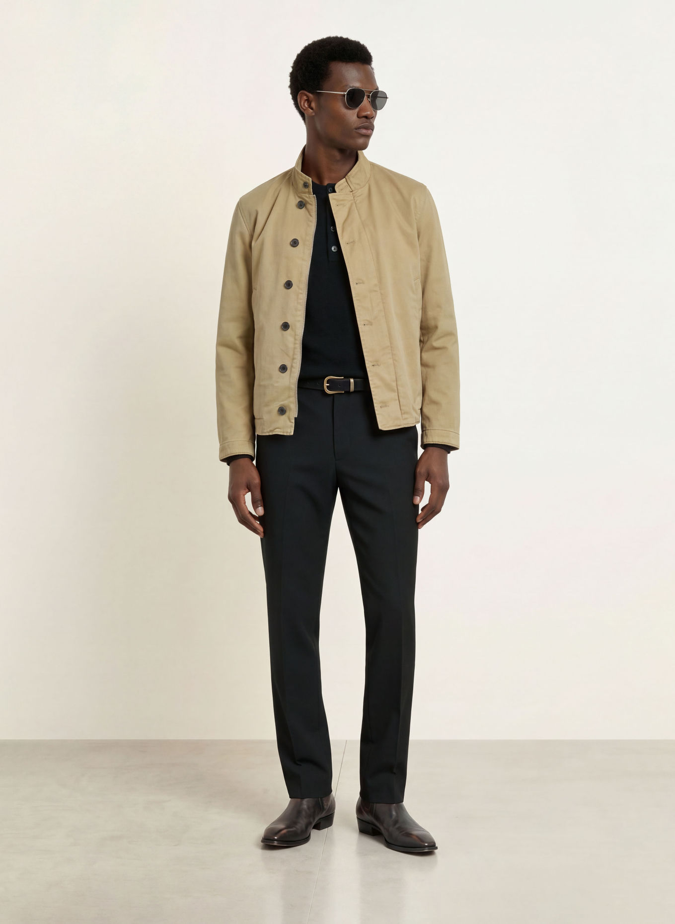 ALLSAINTS Hose BLUNT Tailored Fit: SCHWARZ