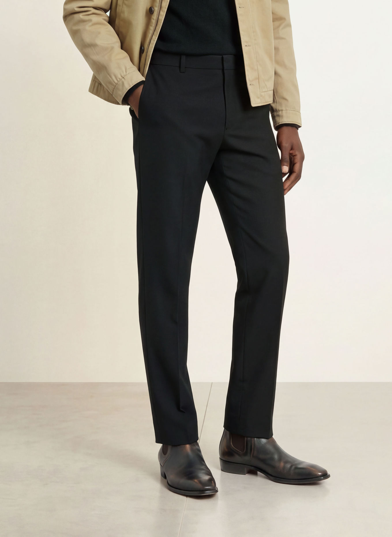 ALLSAINTS Hose BLUNT Tailored Fit: SCHWARZ